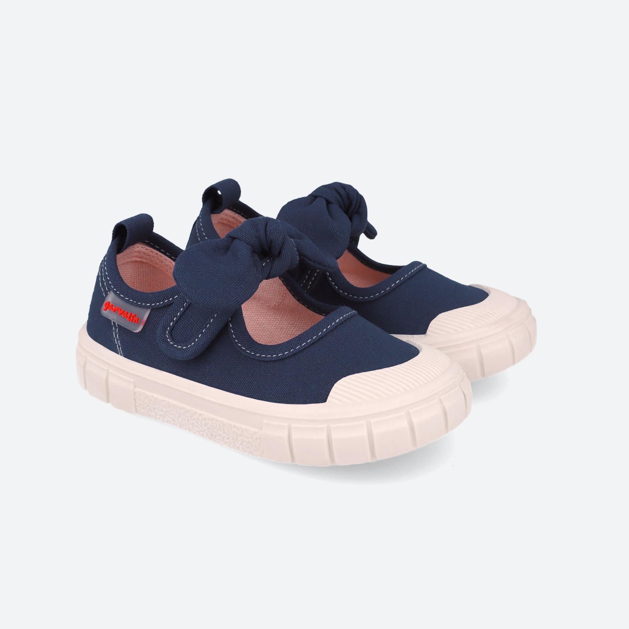 Zapatillas Barefoot Niña Garvalín 252380A Azul marino Cierre Adherente 2/6