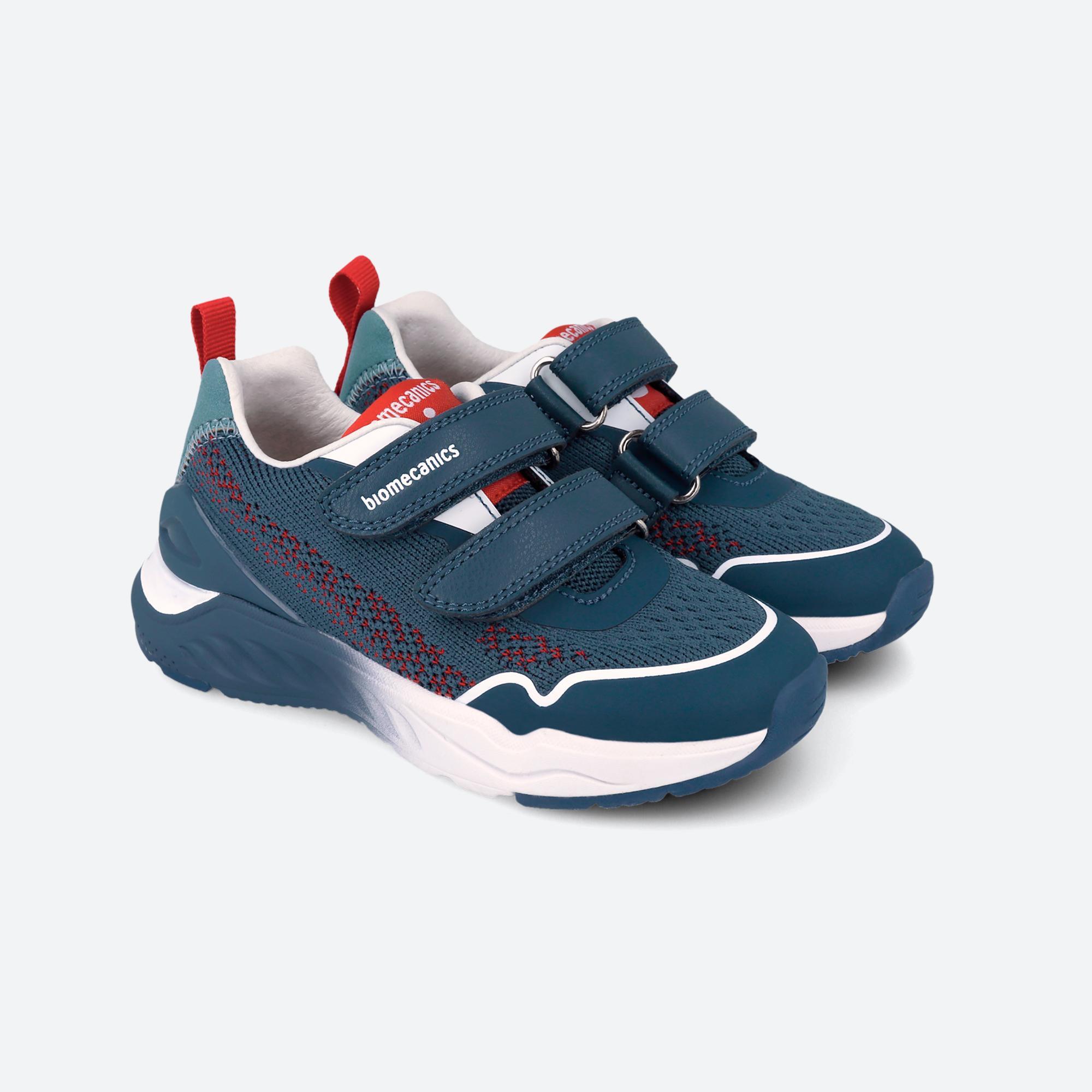 Sapatilhas Menino Biomecanics 262270a em Azul com Velcro 2/6