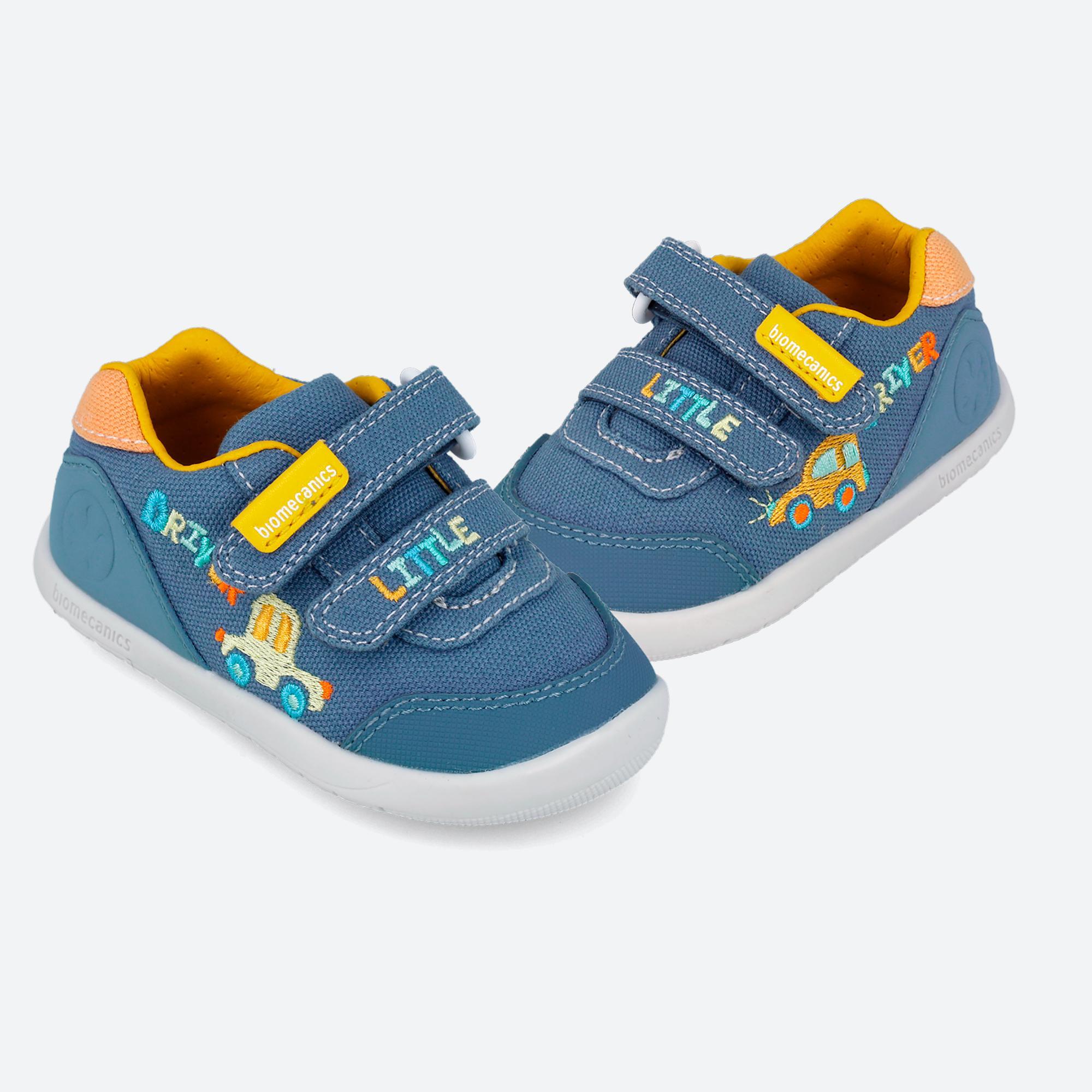 Zapatillas Barefoot Bebé Biomecanics 262196A Azules Cierre Adherente 7/7