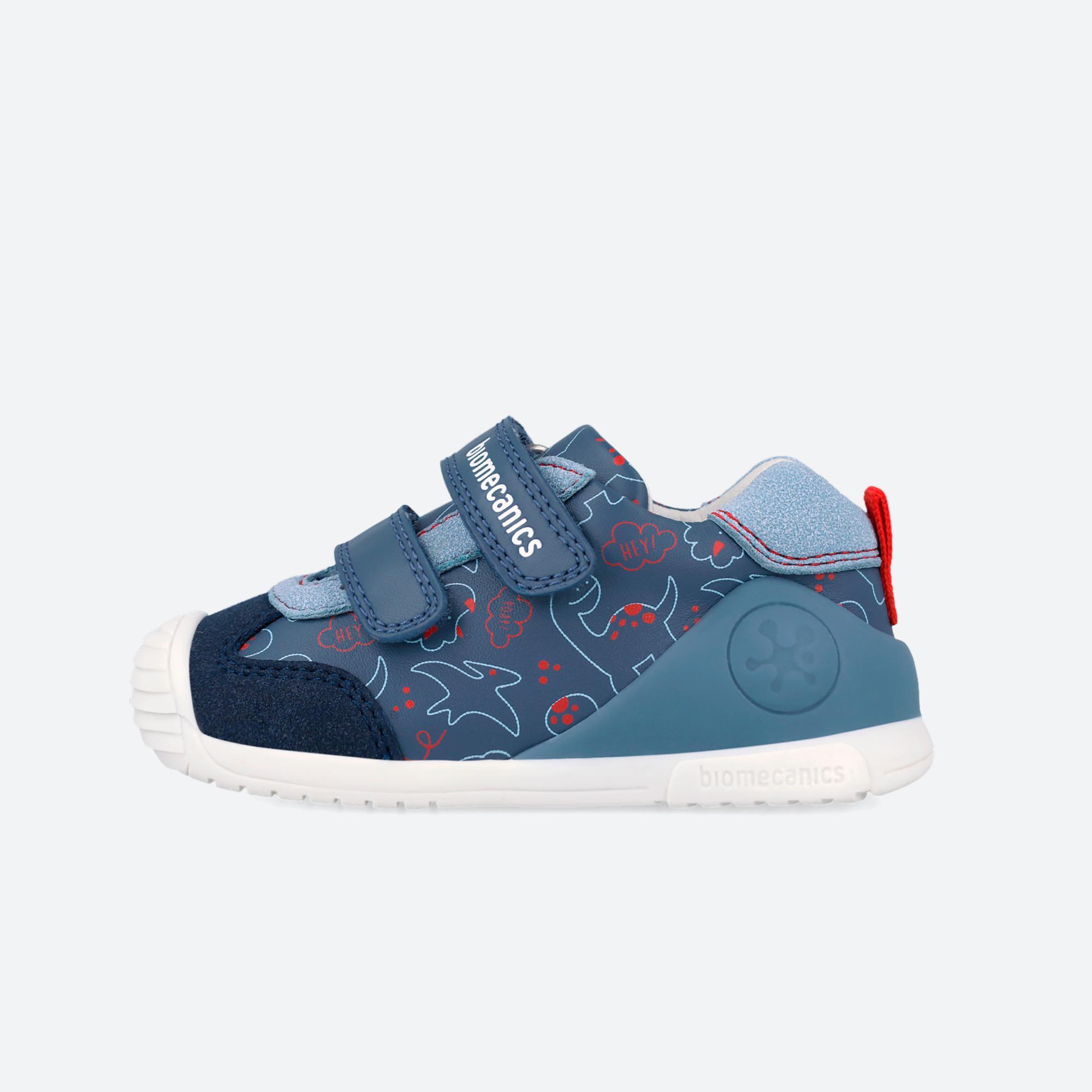 Zapatillas Primeros pasos Bebé Biomecanics 262120A Azules Cierre Adherente 5/6
