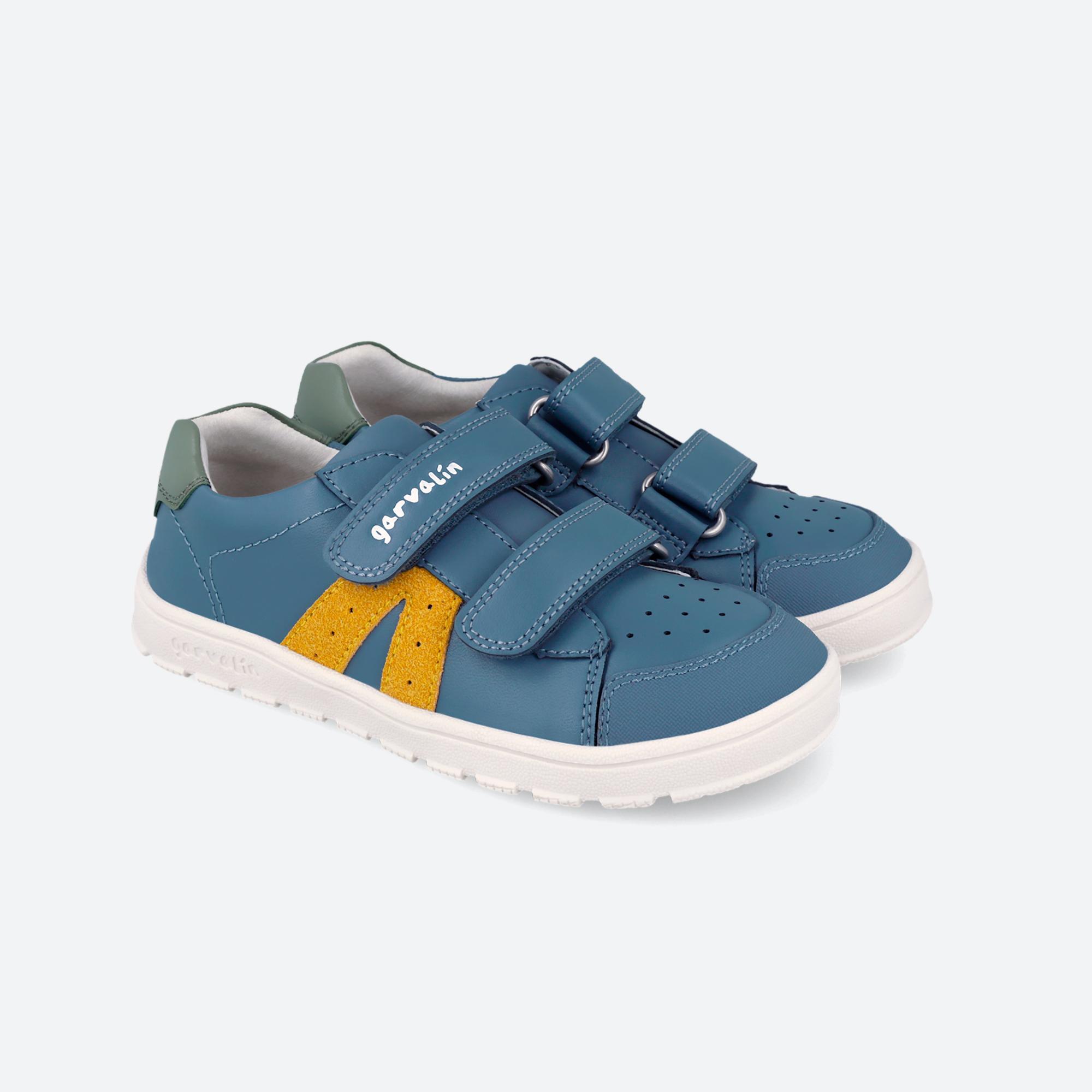 Zapatillas Barefoot Niño Garvalín 262500A Azules Cierre Adherente 2/7