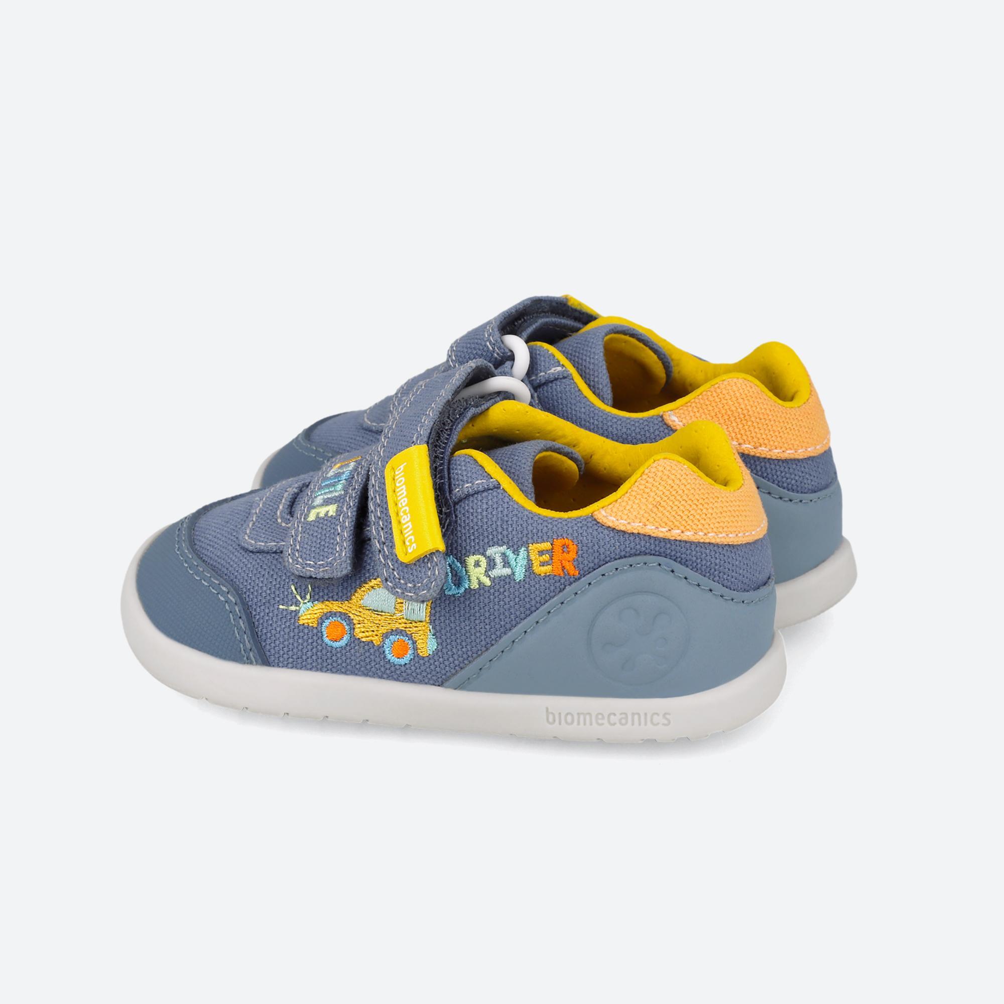Zapatillas Barefoot Bebé Biomecanics 262196A Azules Cierre Adherente 5/7