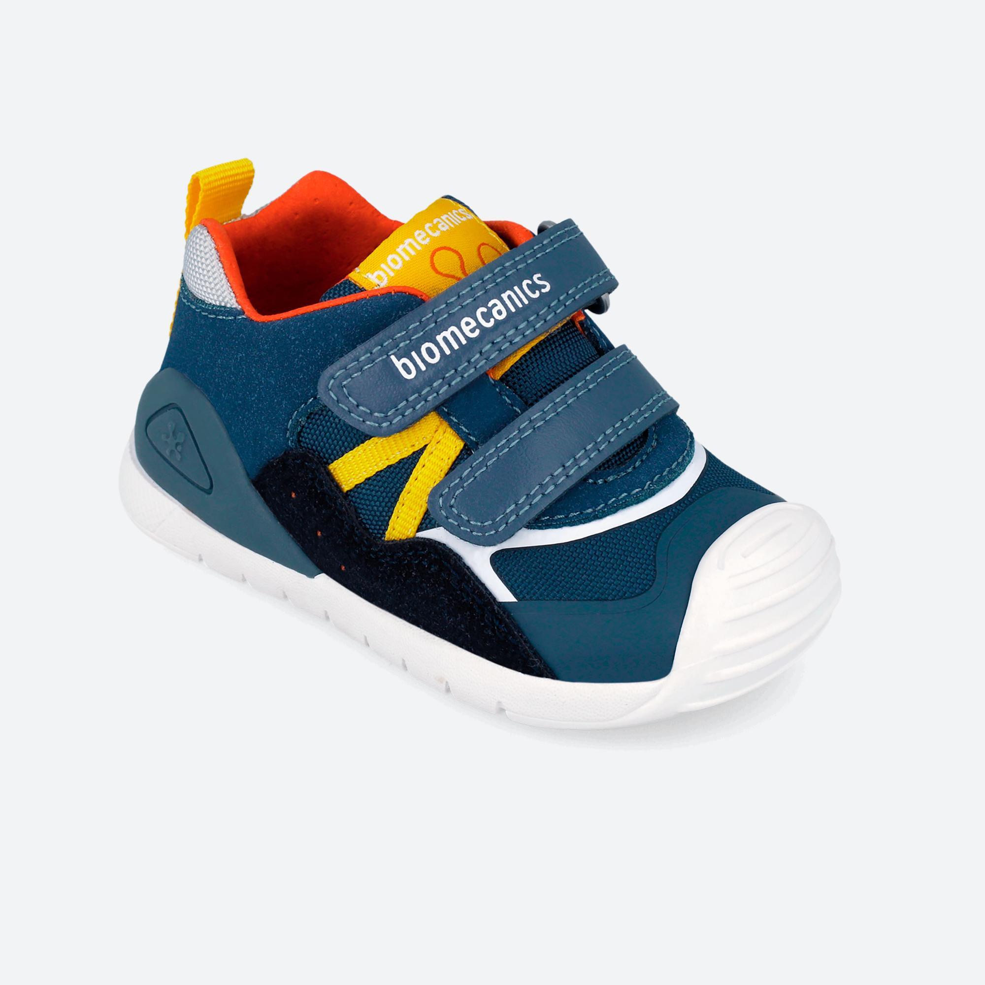 Zapatillas Primeros pasos Bebé Biomecanics 262122B Azules Cierre Adherente 4/6