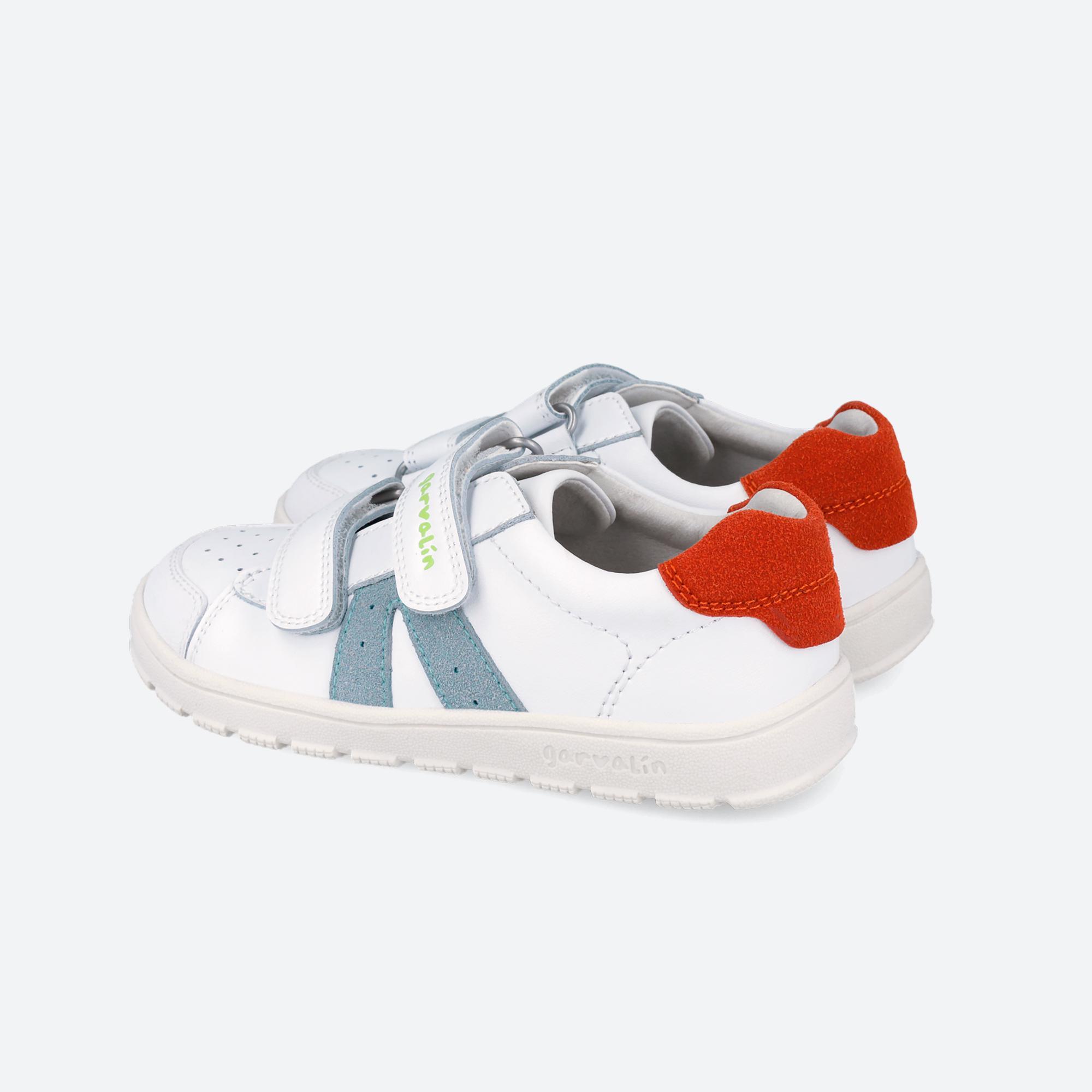 Sapatilhas Barefoot Menino Garvalín 262500b Brancas com Velcro 5/7
