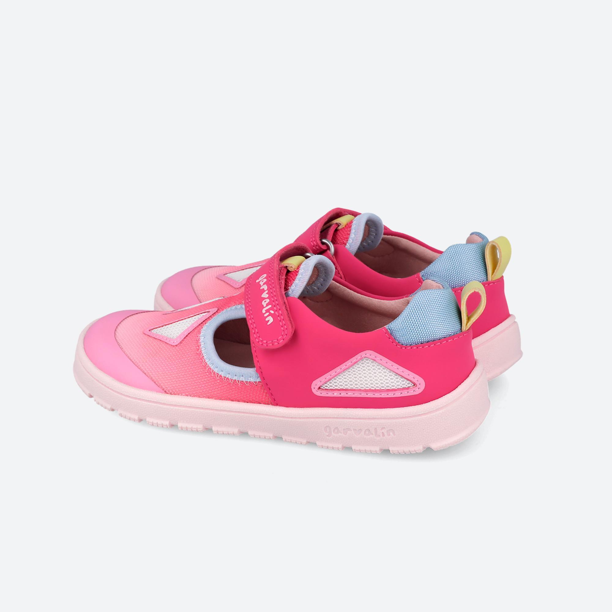 Sapatilhas Barefoot Menina Garvalín 262500c em Rosa com Velcro 5/7