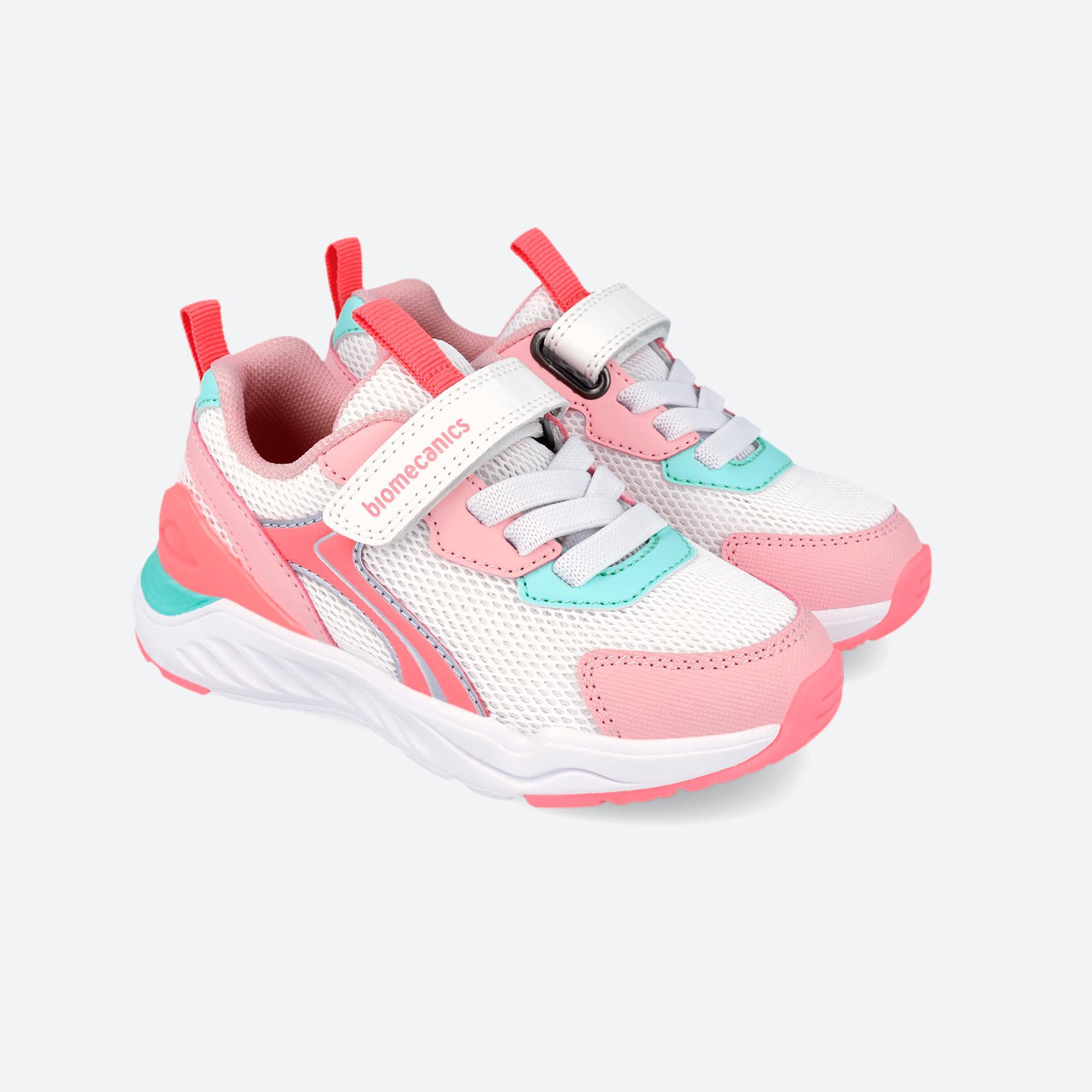 Sapatilhas Menina Biomecanics 262273f em Rosa com Velcro 2/6