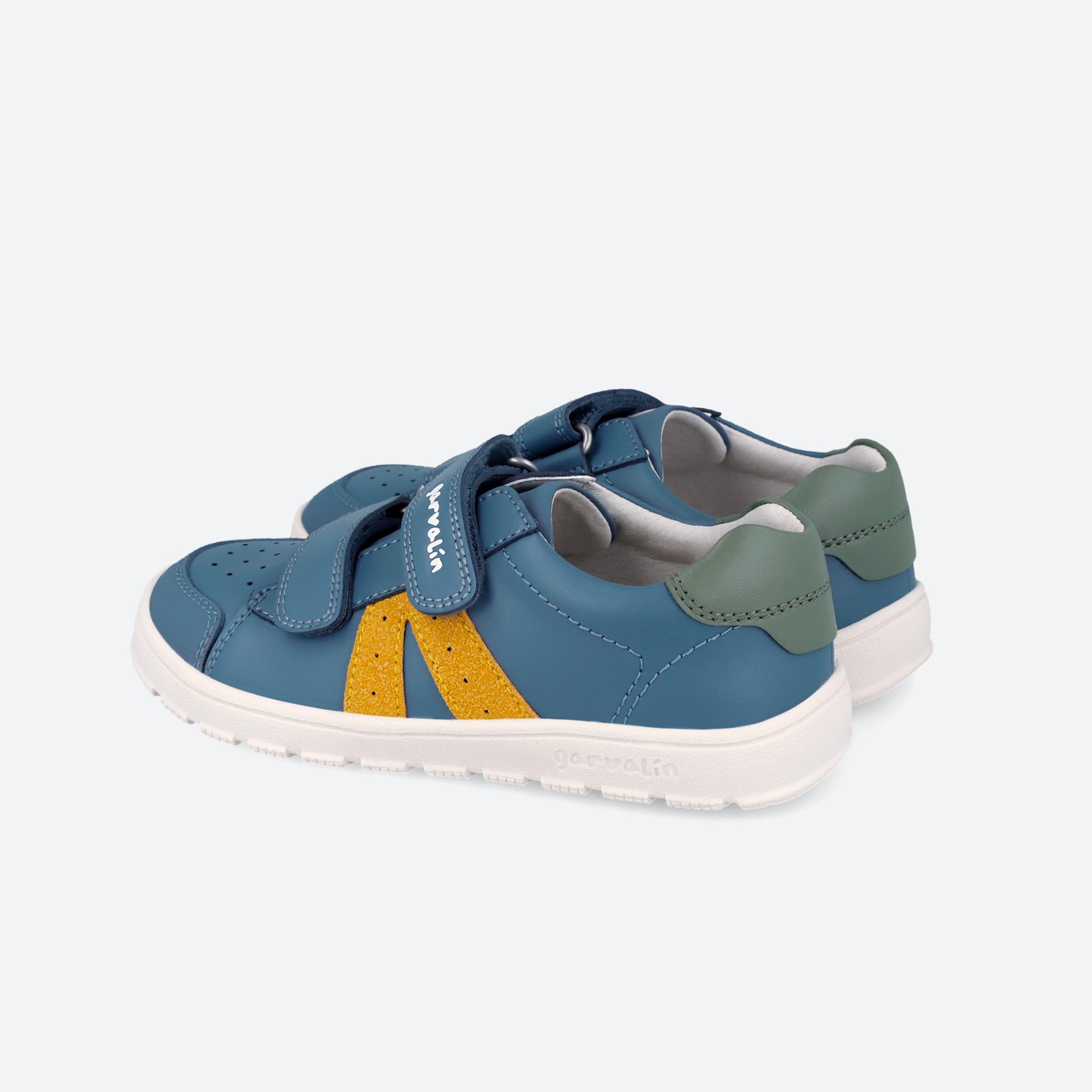 Zapatillas Barefoot Niño Garvalín 262500A Azules Cierre Adherente 5/7