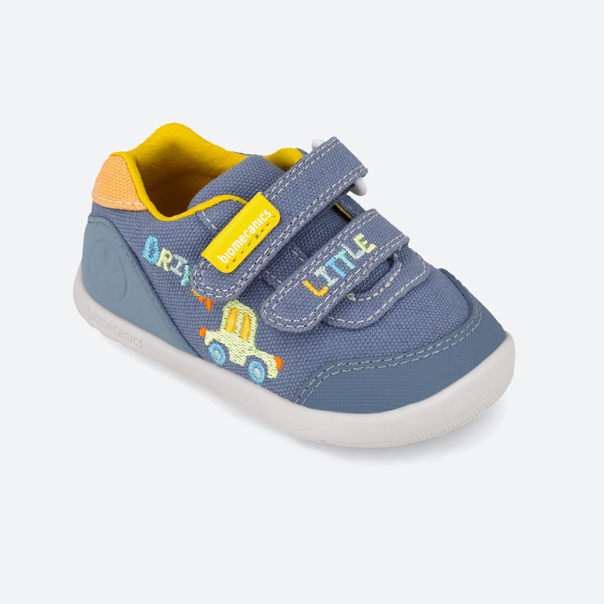 Zapatillas Barefoot Bebé Biomecanics 262196A Azules Cierre Adherente 4/7