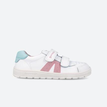 Zapatillas Barefoot Niño Garvalín 262500B Blancas Cierre Adherente
