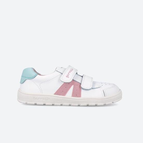 Zapatillas Barefoot Niño Garvalín 262500B Blancas Cierre Adherente