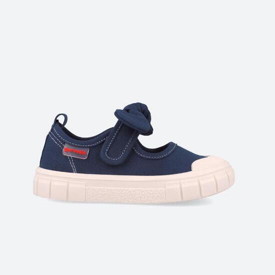 Zapatillas Barefoot Niña Garvalín 252380A Azul marino Cierre Adherente