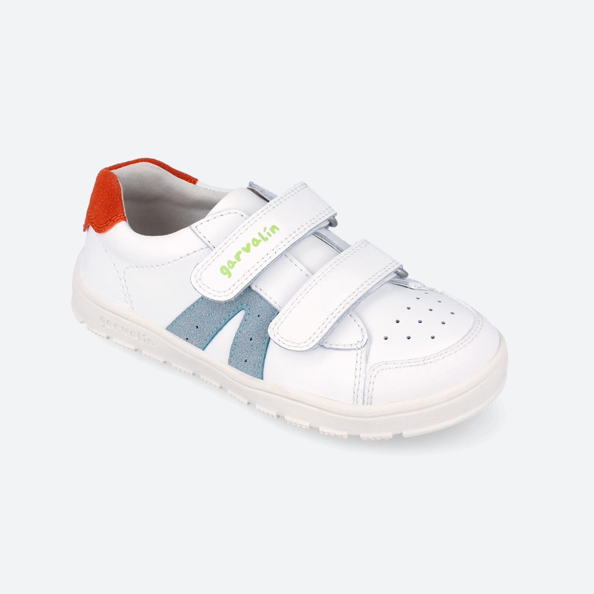 Sapatilhas Barefoot Menino Garvalín 262500b Brancas com Velcro 4/7
