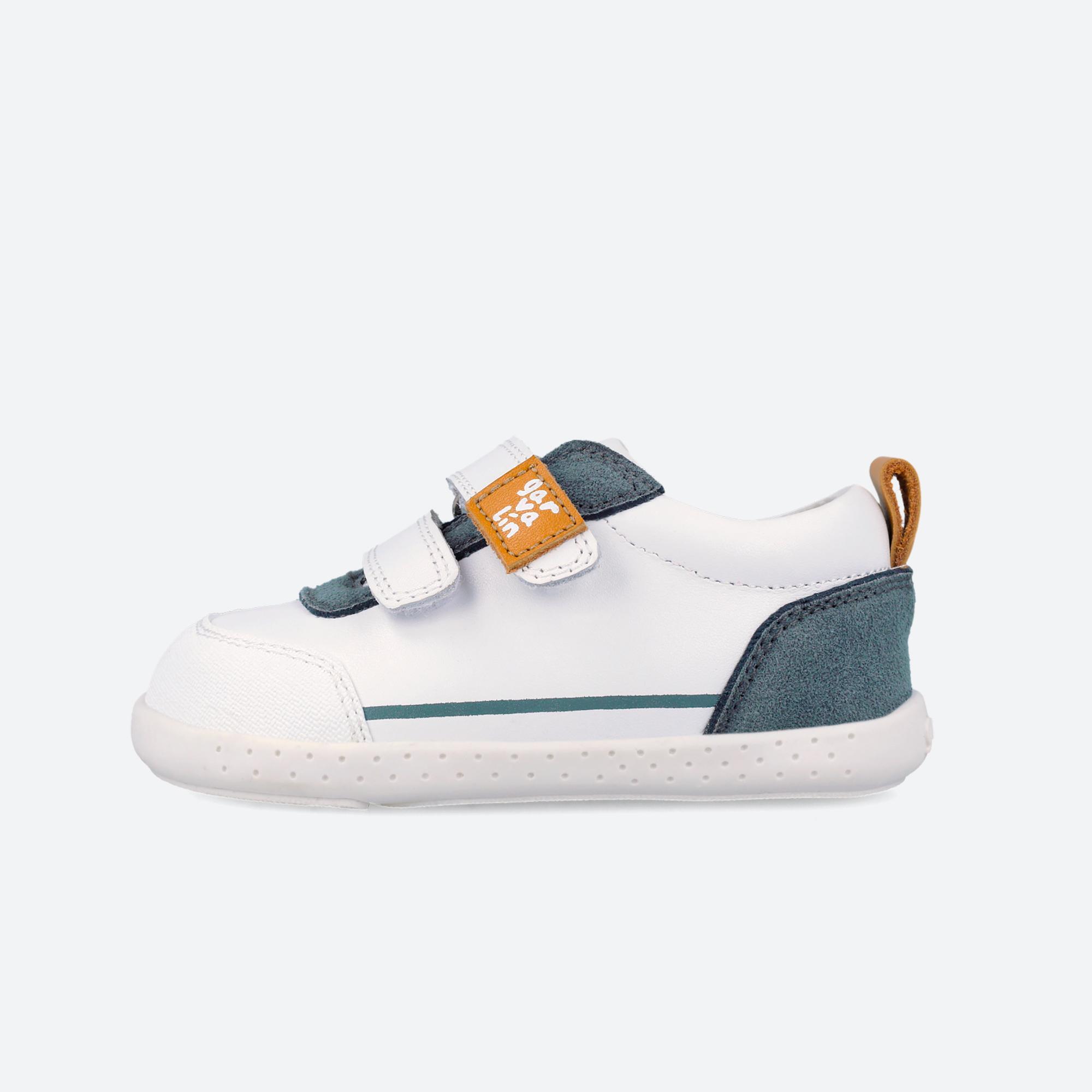 Sapatilhas Primeiros Passos Bebé Garvalín 262321b Brancas com Velcro 6/7