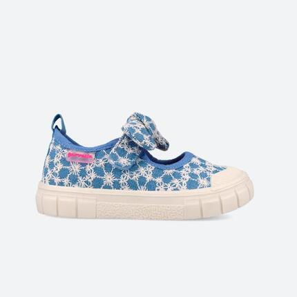 Zapatillas Barefoot Niña Garvalín 262383A Celestes Cierre Adherente