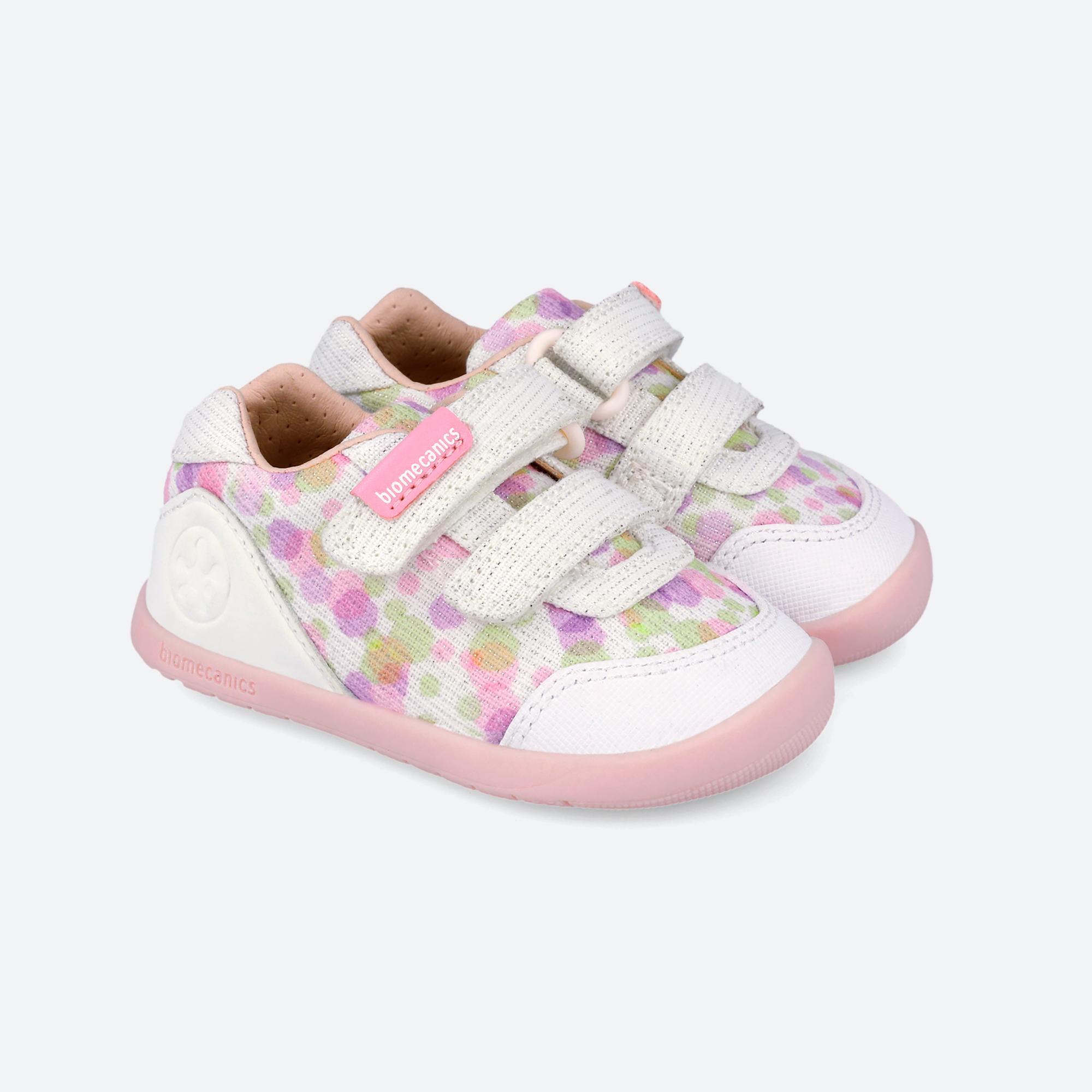 Zapatillas Barefoot Bebé Biomecanics 262192B Blancas Cierre Adherente 2/7