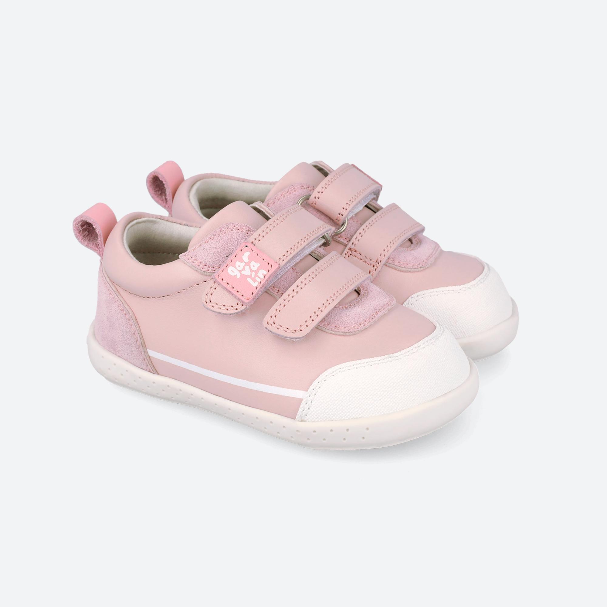 Zapatillas Primeros pasos Bebé Garvalín 262321C Rosas Cierre Adherente 2/7