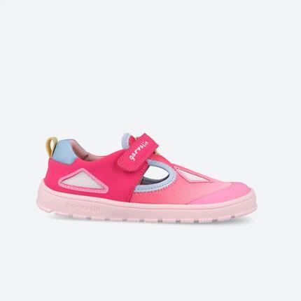 Zapatillas Barefoot Niña Garvalín 262503B Rosas Cierre Adherente