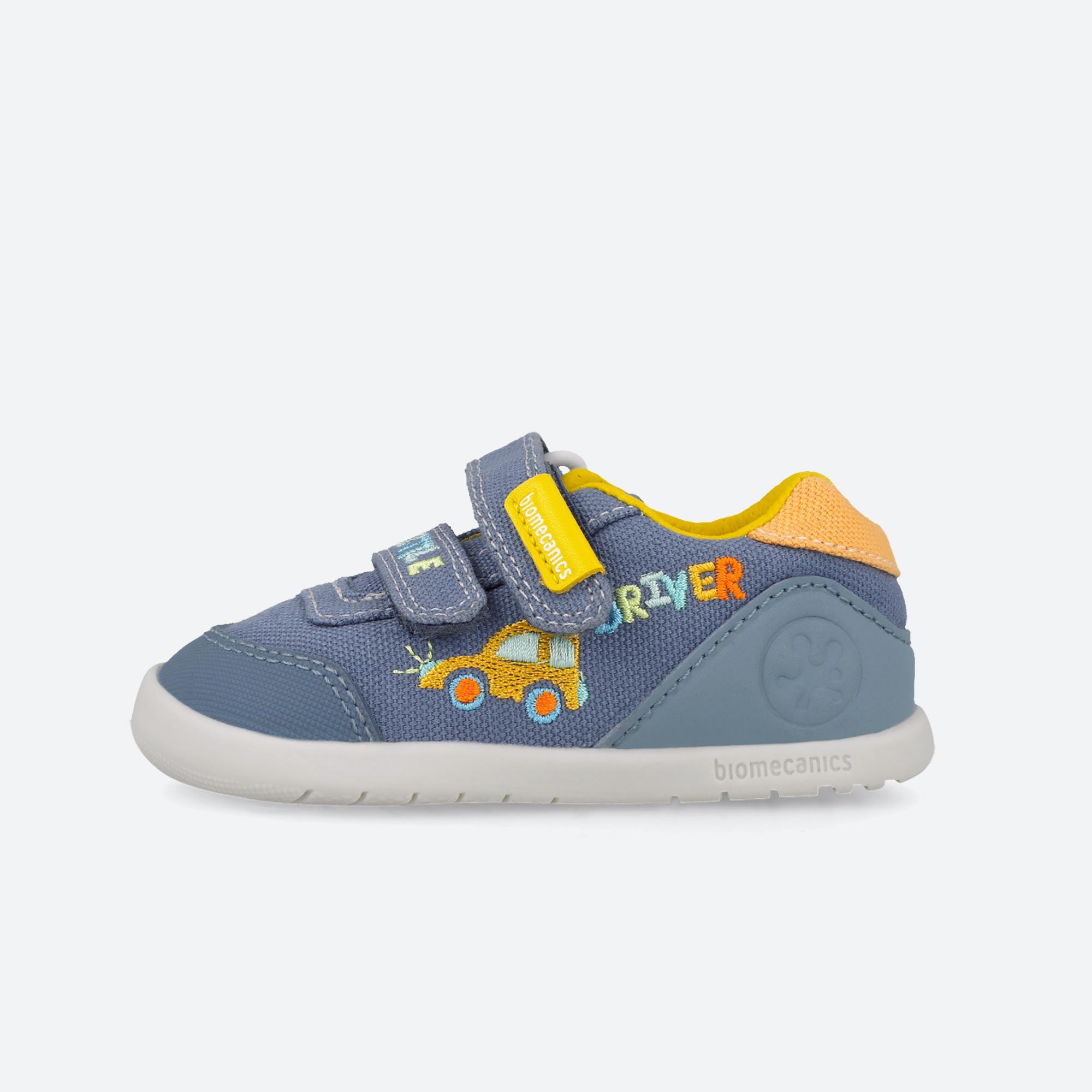 Zapatillas Barefoot Bebé Biomecanics 262196A Azules Cierre Adherente 6/7