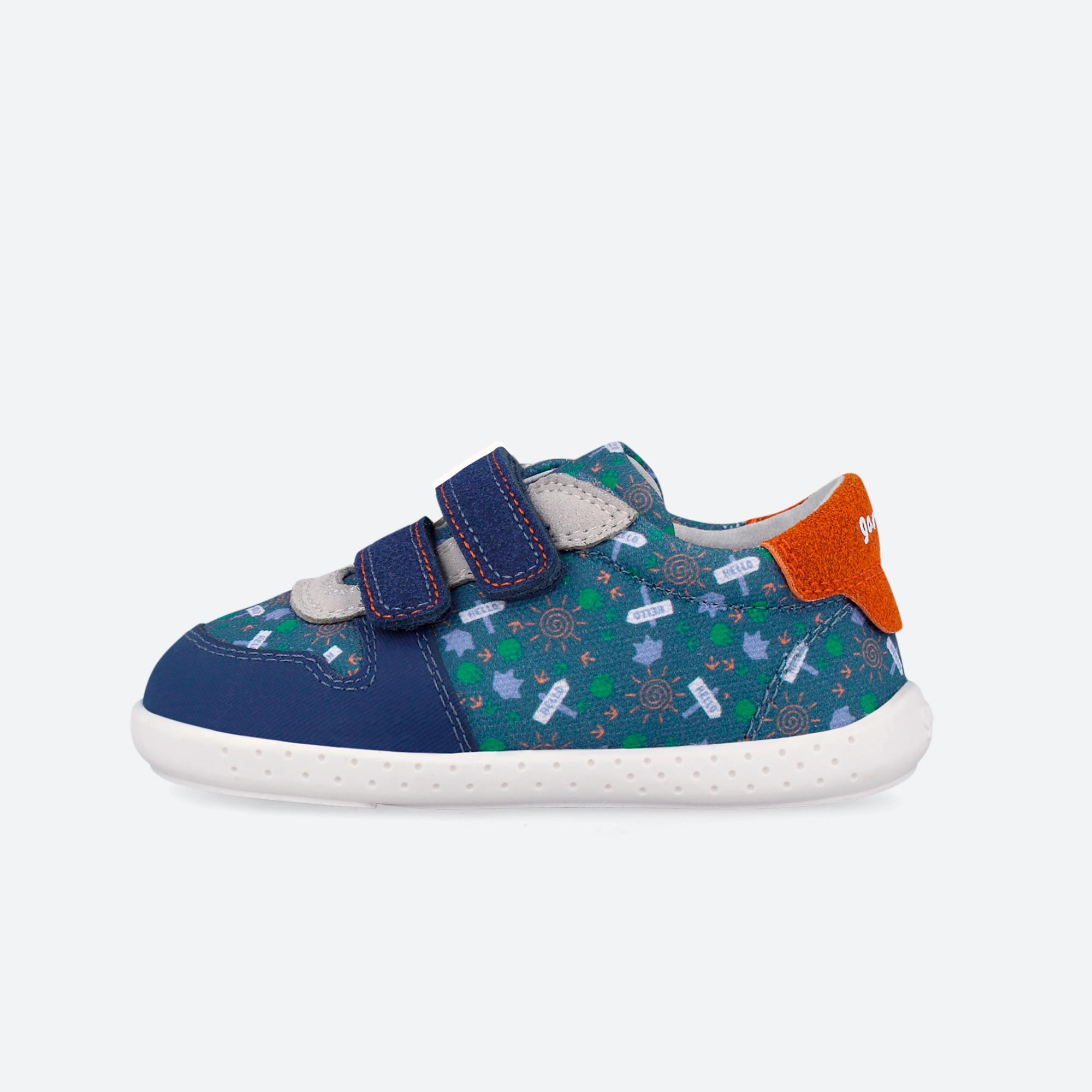 Zapatillas Barefoot Bebé Garvalín 262339A Azules Cierre Adherente 6/7
