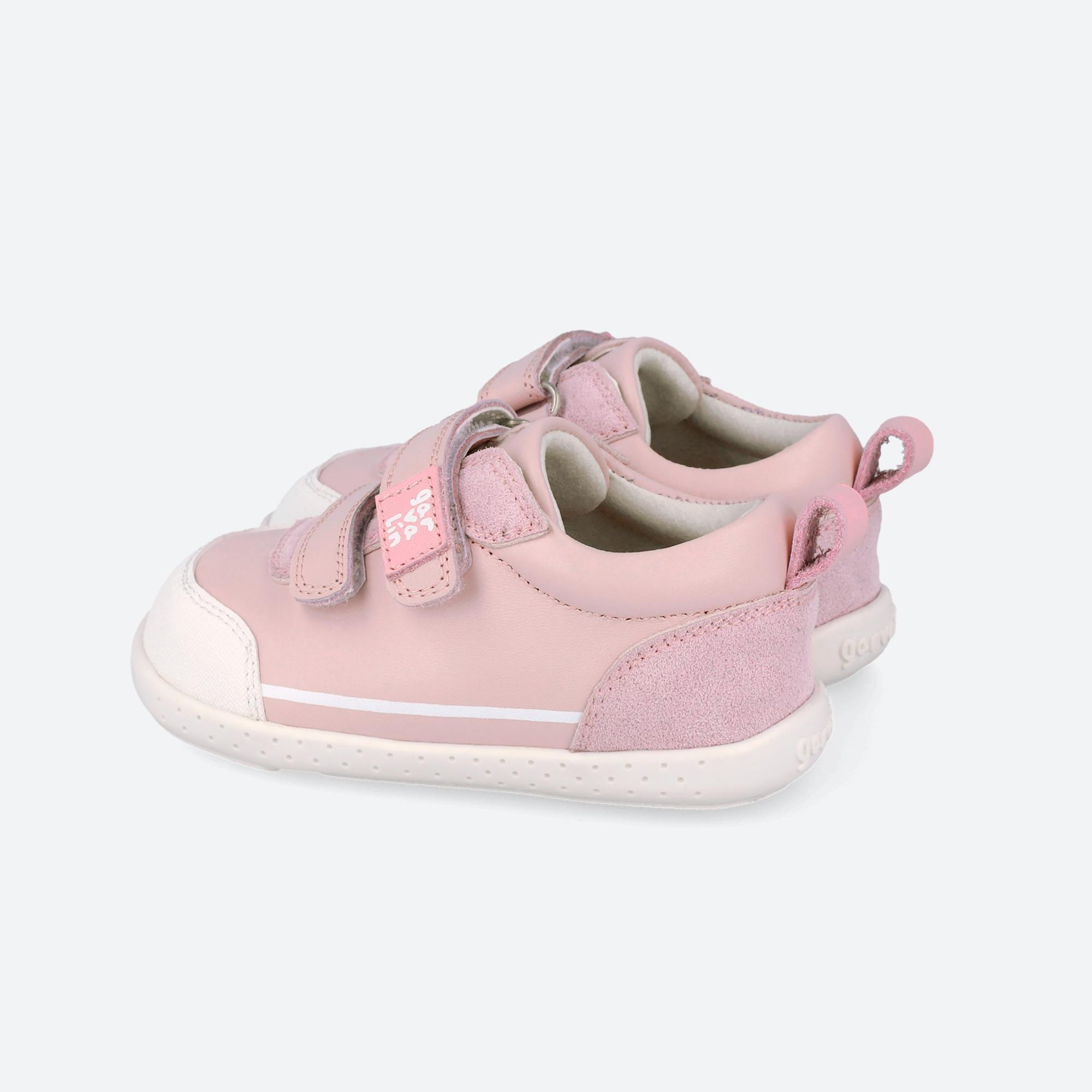 Zapatillas Primeros pasos Bebé Garvalín 262321C Rosas Cierre Adherente 5/7