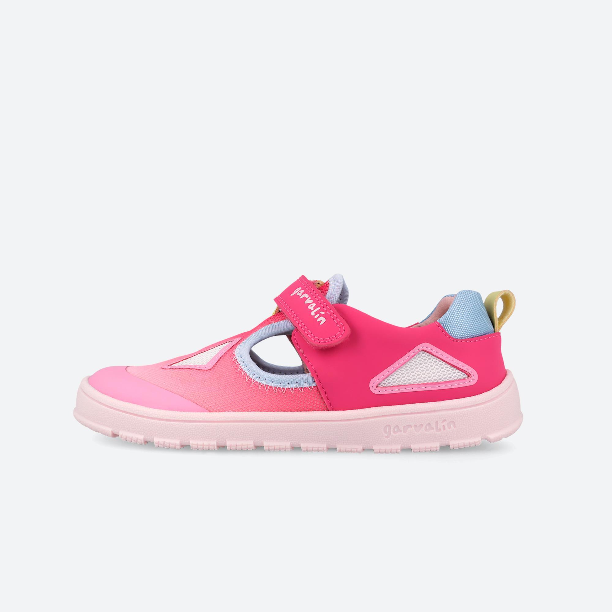 Sapatilhas Barefoot Menina Garvalín 262500c em Rosa com Velcro 6/7