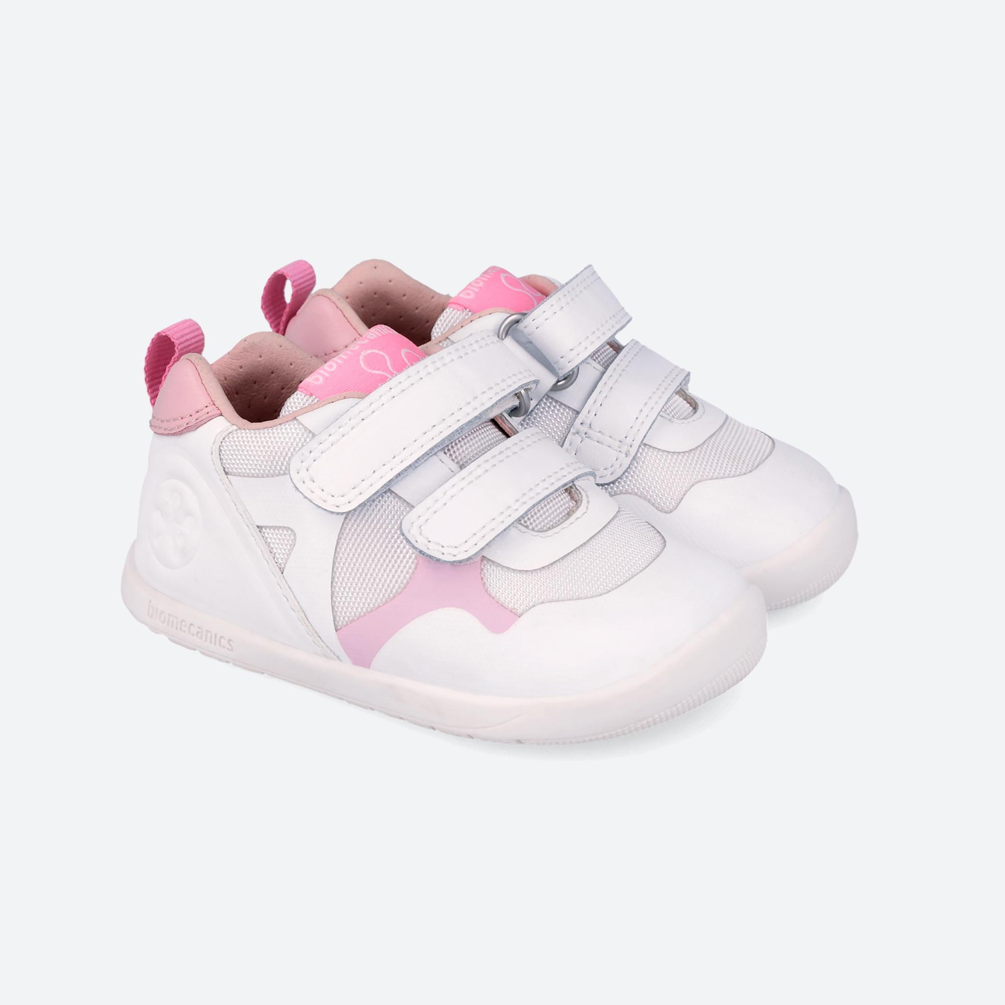 Zapatillas Barefoot Bebé Biomecanics 262165E Blancas Cierre Adherente 2/7