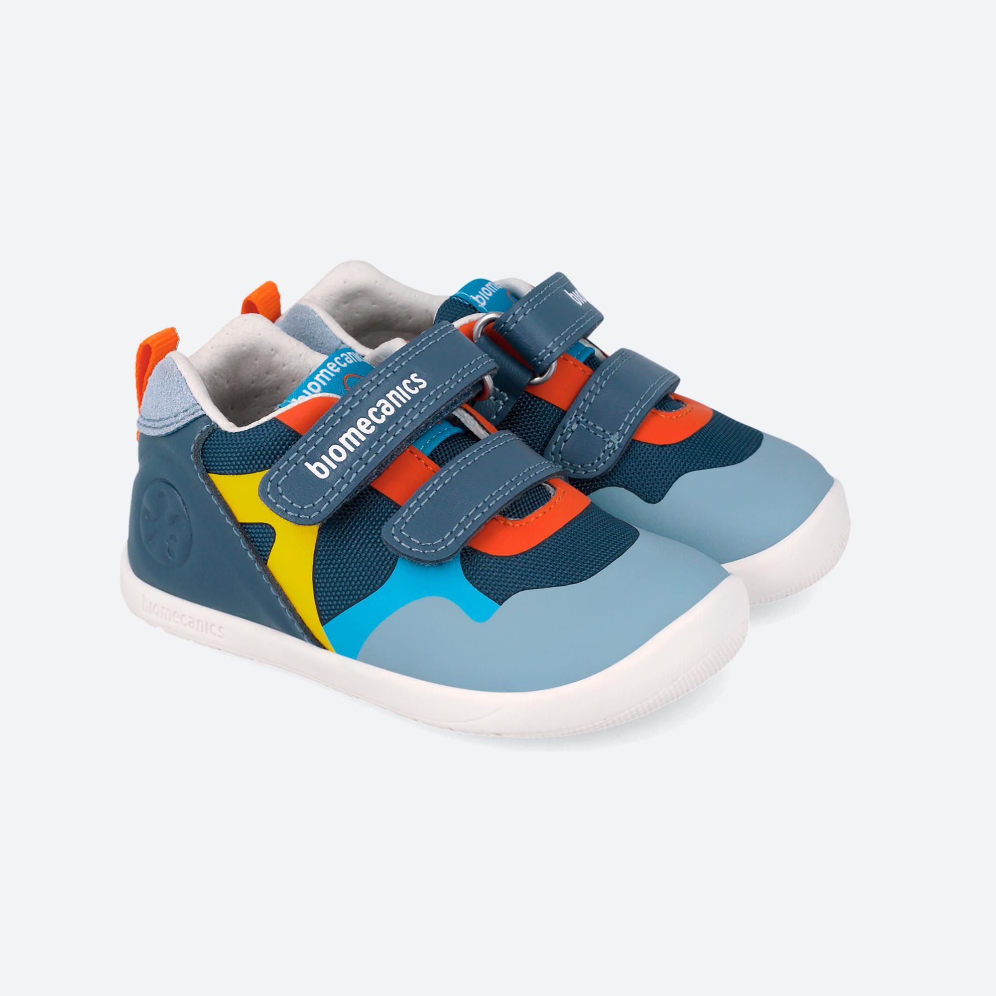 Sapatilhas Barefoot Bebé Biomecanics 262165a Azuis com Velcro 2/7