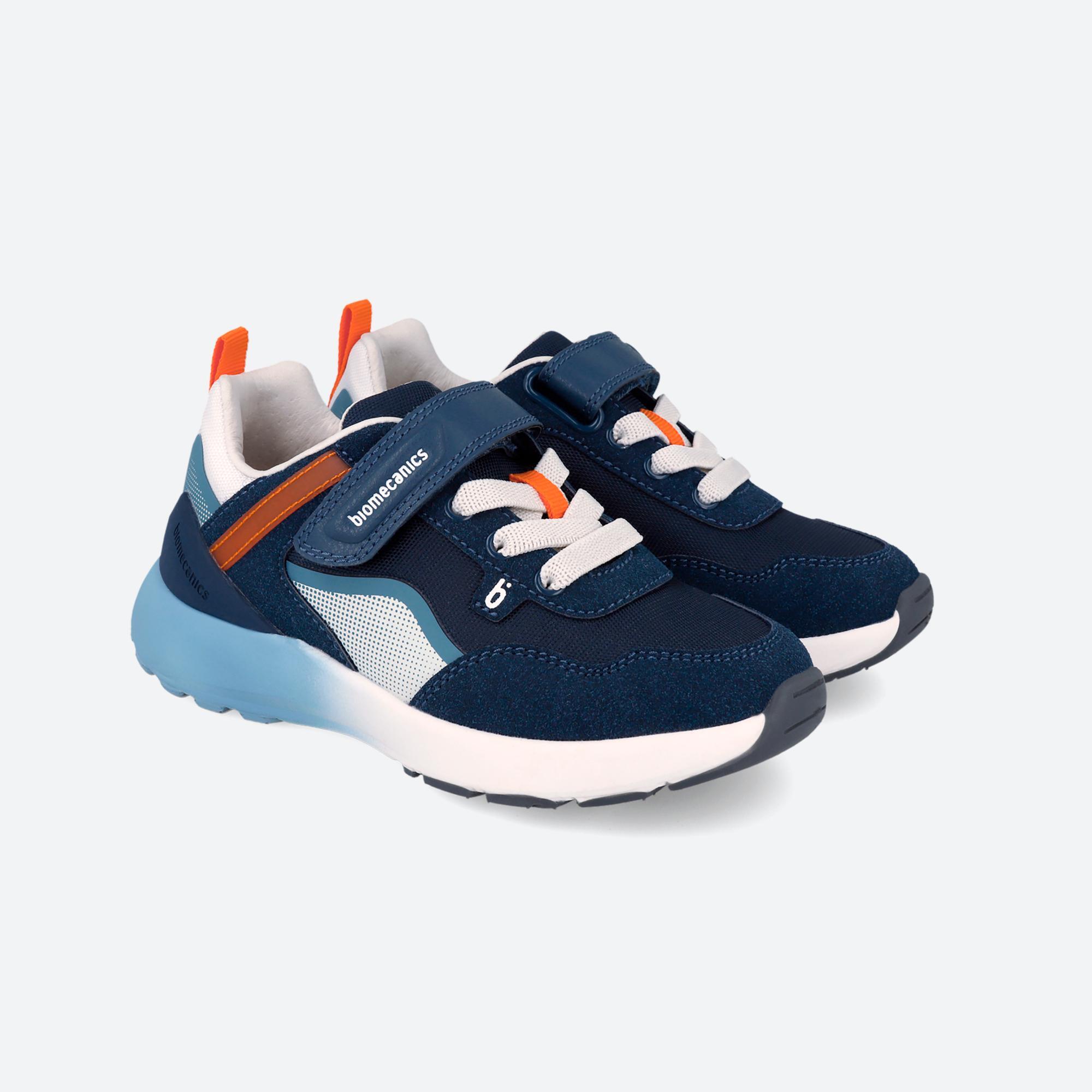 Zapatillas Niño Biomecanics 262275A Azules Cierre Adherente 2/6