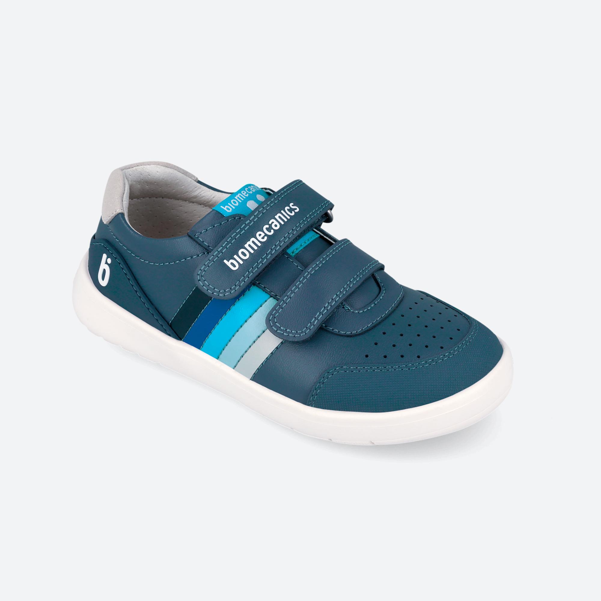 Zapatillas Barefoot Niño Biomecanics 262260A Azules Cierre Adherente 5/7
