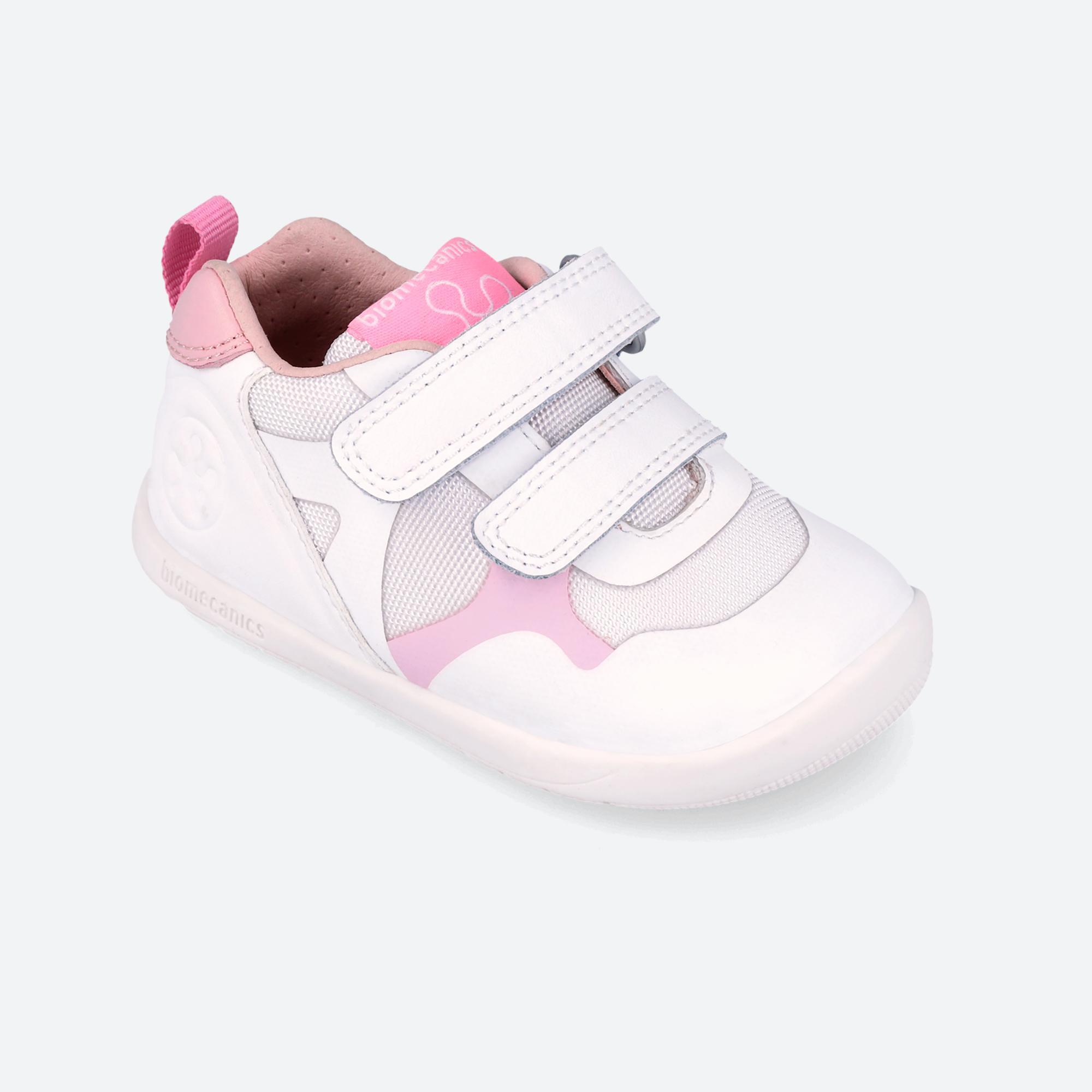 Zapatillas Barefoot Bebé Biomecanics 262165E Blancas Cierre Adherente 4/7