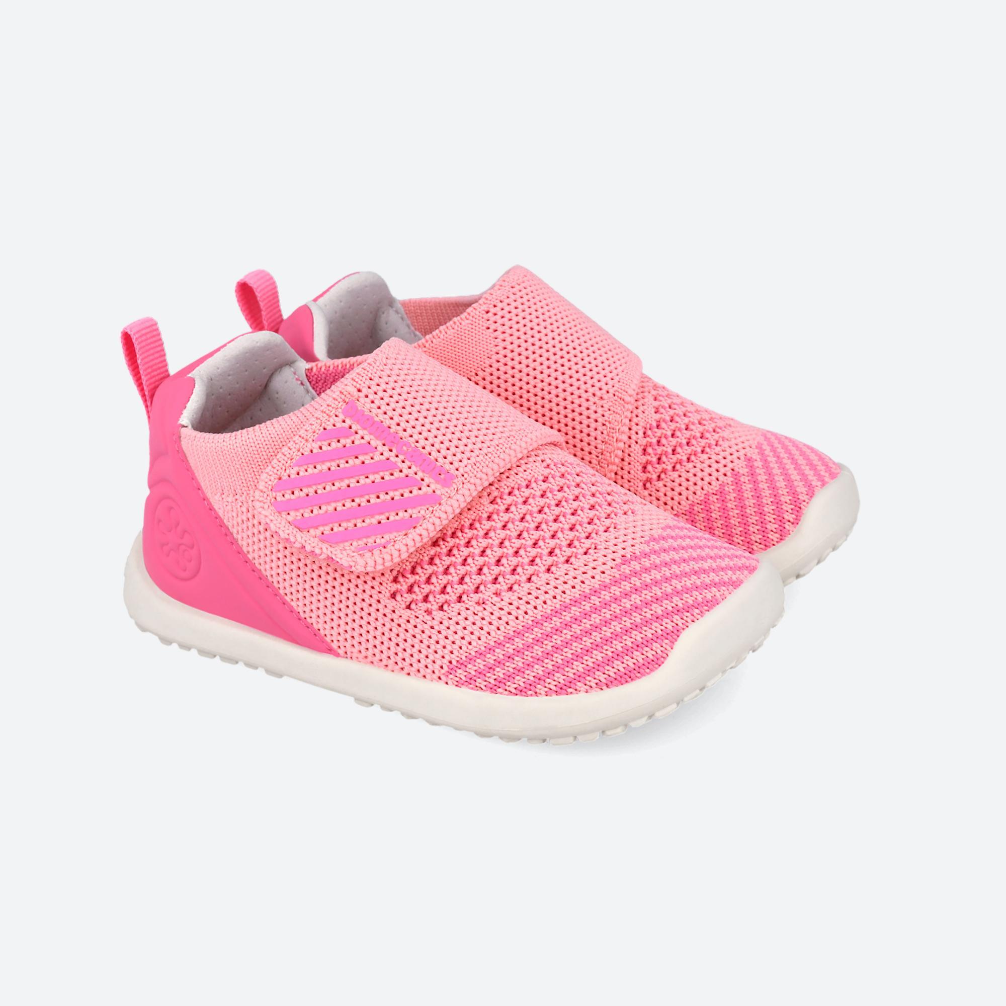 Sapatilhas Barefoot Bebé Biomecanics 262188e em Rosa com Velcro 2/7