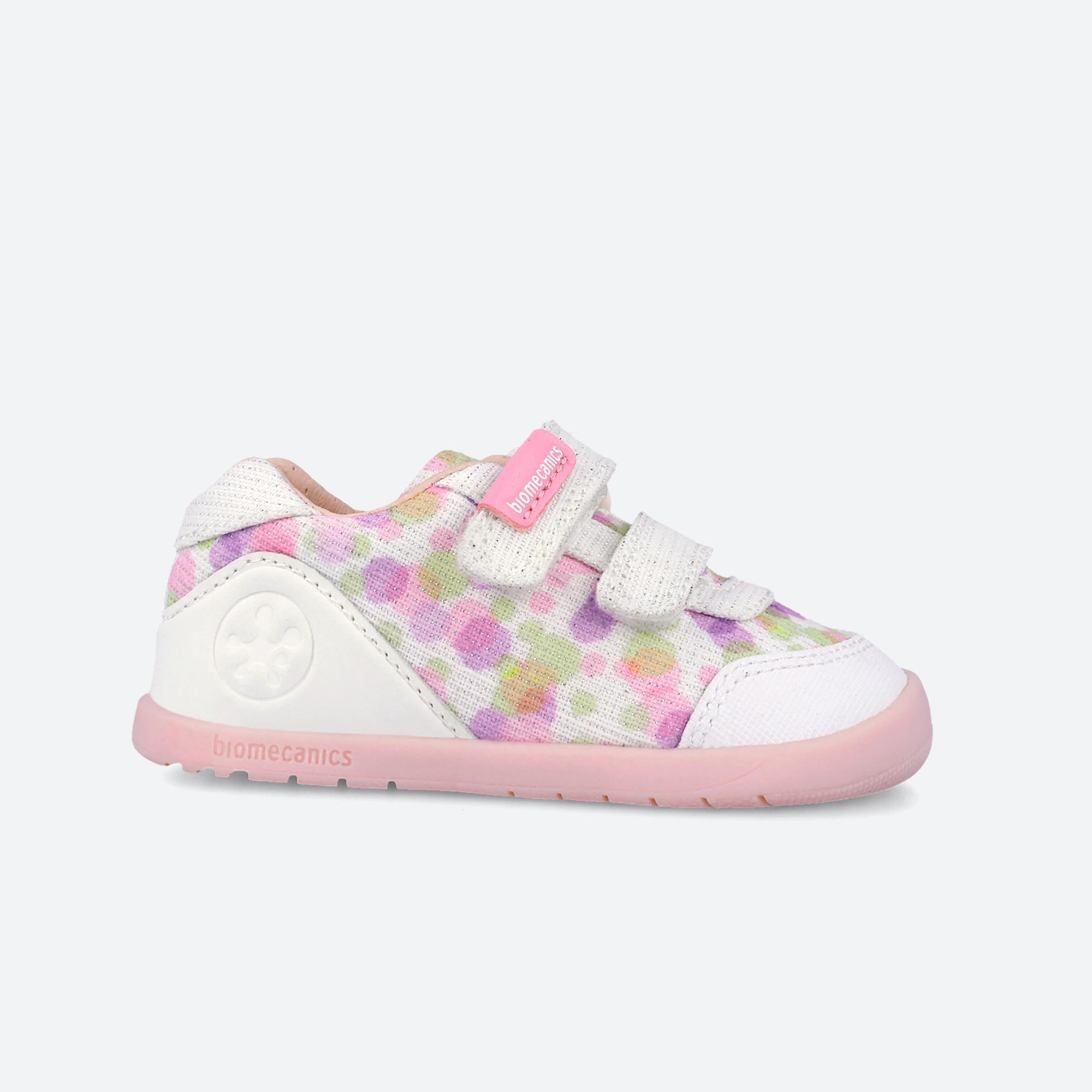 Zapatillas Barefoot Bebé Biomecanics 262192B Blancas Cierre Adherente 1/7