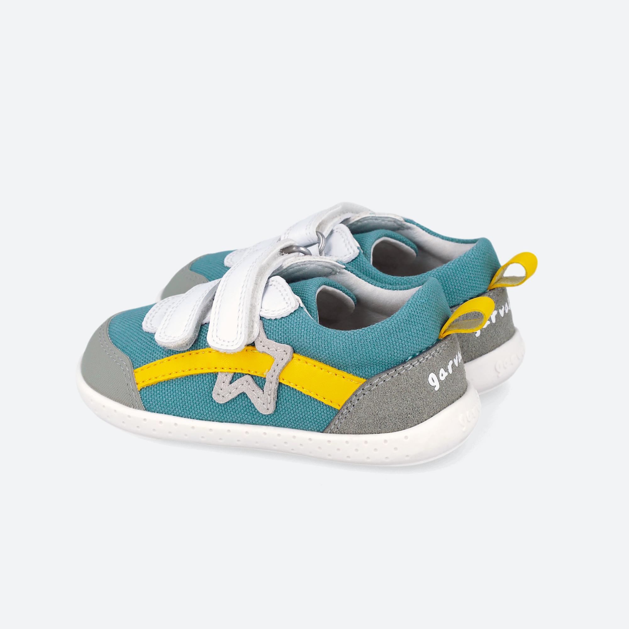 Zapatillas Barefoot Bebé Garvalín 262336A Azules Cierre Adherente 5/7