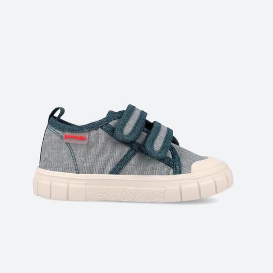 Zapatillas Barefoot Niño Garvalín 262386A Grises Cierre Adherente