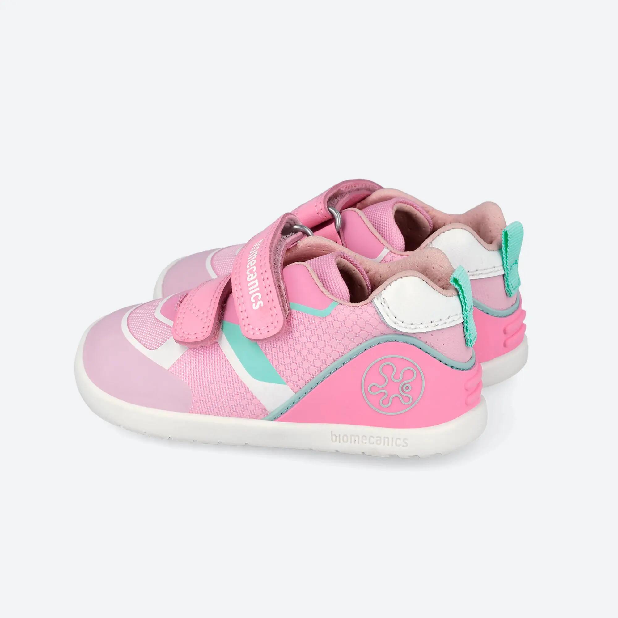 Sapatilhas Barefoot Menina Biomecanics 262159c em Rosa com Velcro 5/7