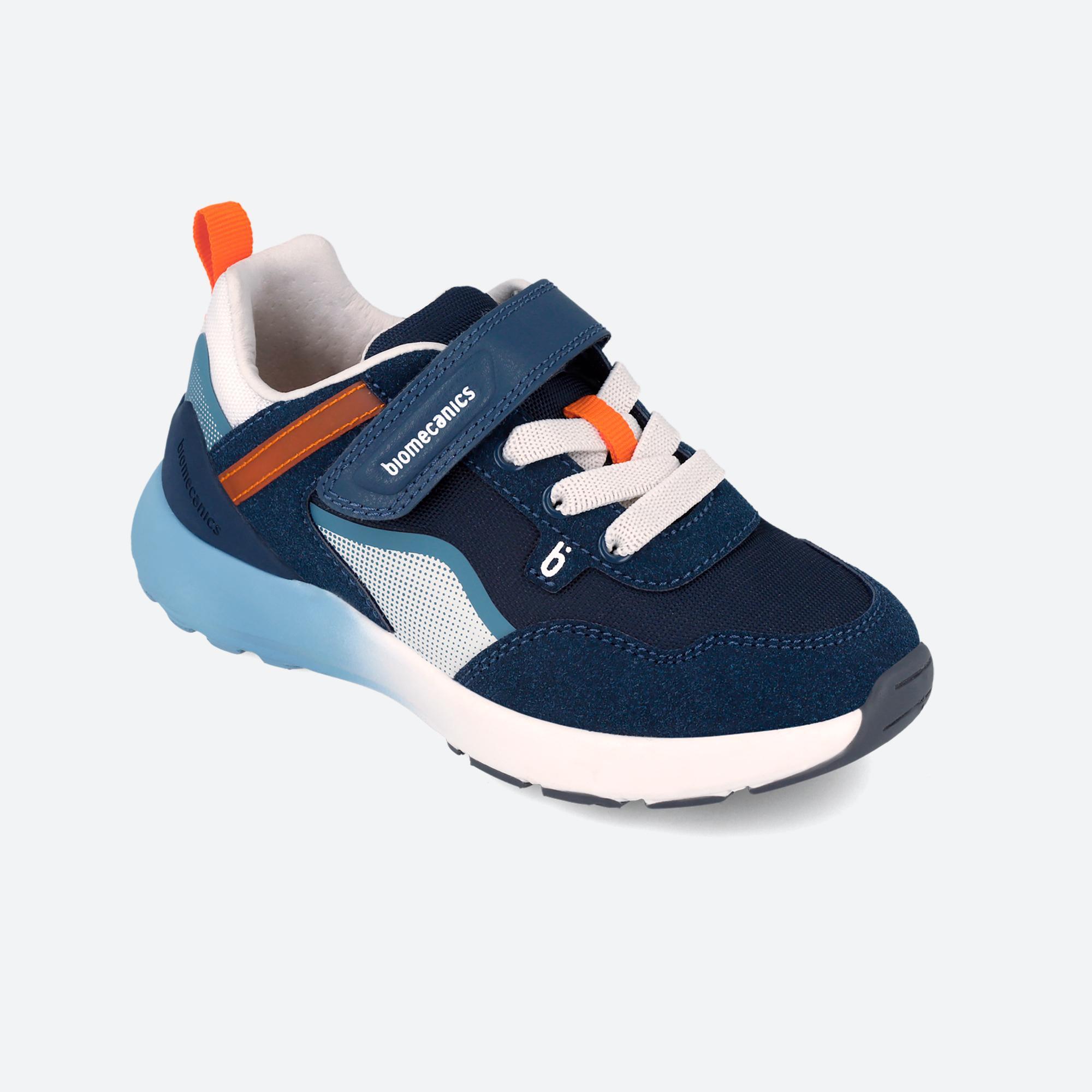 Zapatillas Niño Biomecanics 262275A Azules Cierre Adherente 4/6