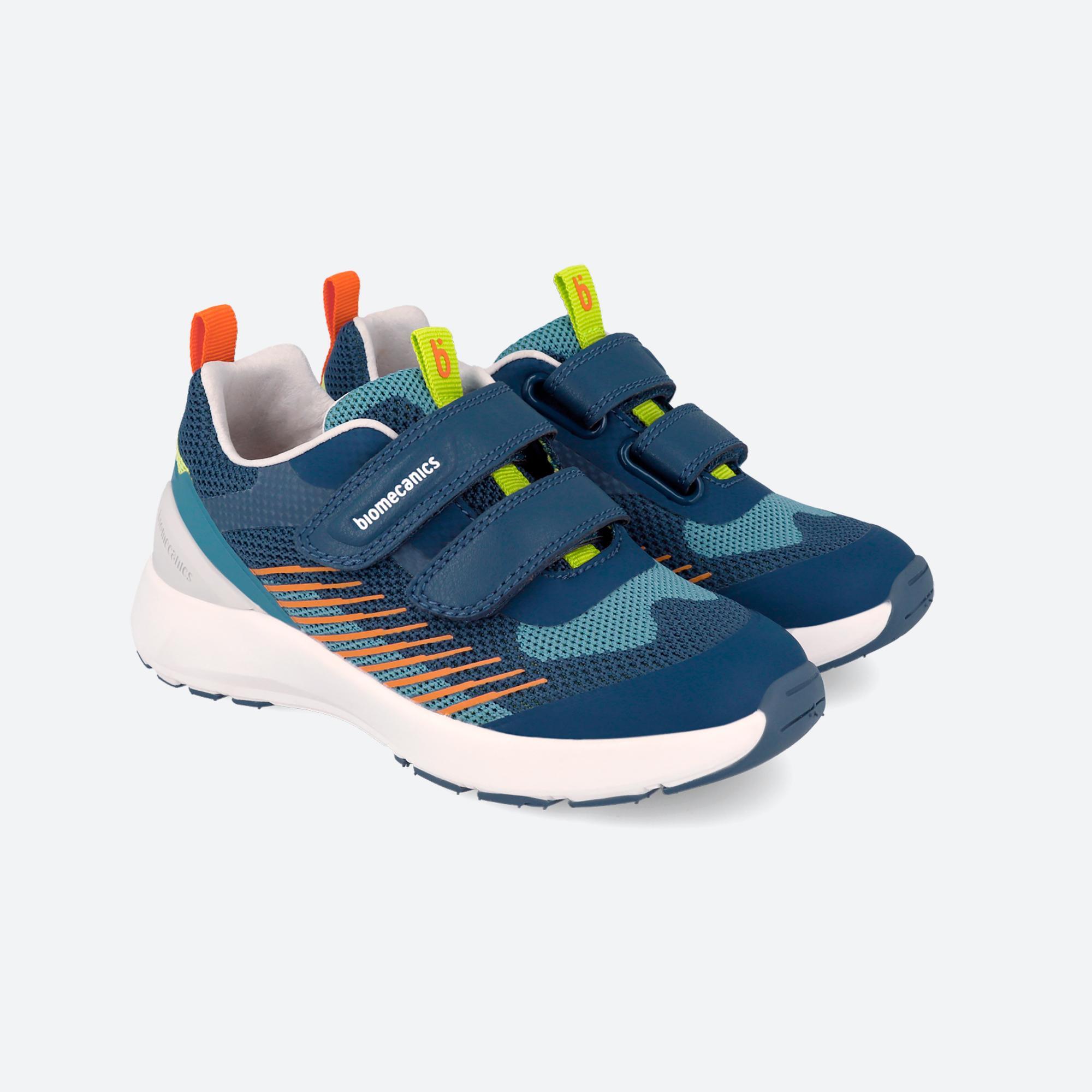 Zapatillas Niño Biomecanics 262276A Azules Cierre Adherente 2/6