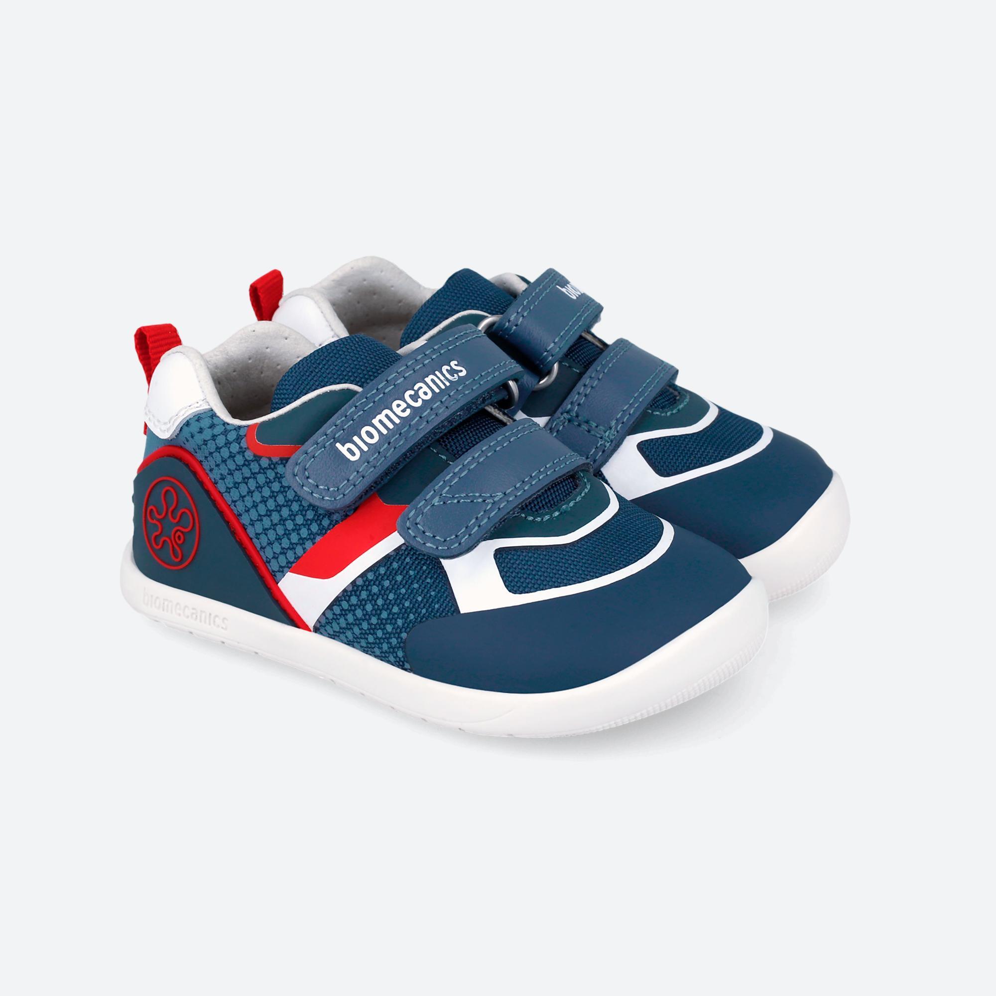 Zapatillas Barefoot Niño Biomecanics 262159A Azules Cierre Adherente 2/7