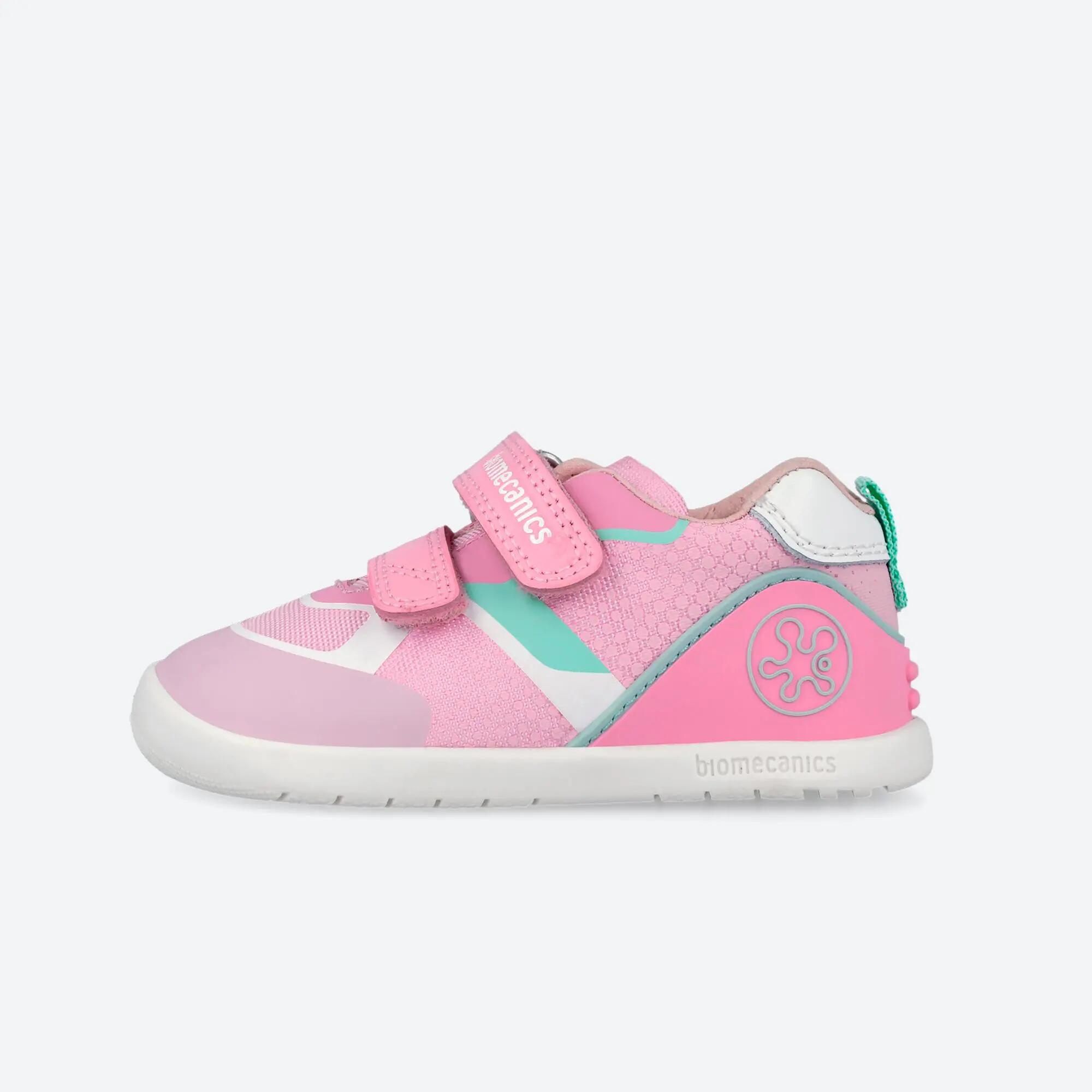 Sapatilhas Barefoot Menina Biomecanics 262159c em Rosa com Velcro 6/7
