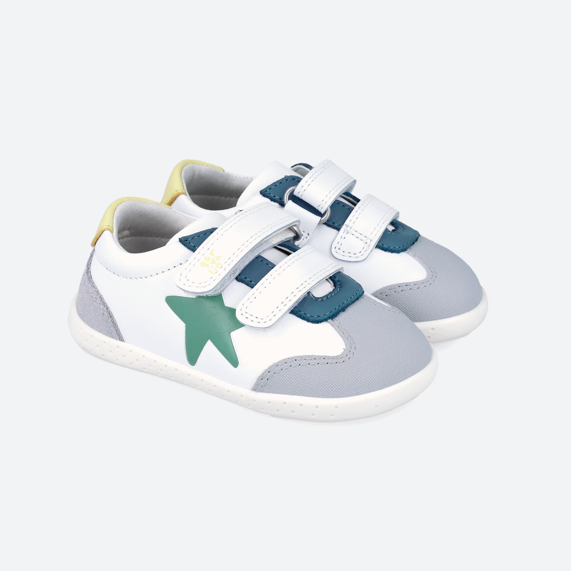 Zapatillas Bebé Garvalín 262320C Blancas Cierre Adherente 2/7