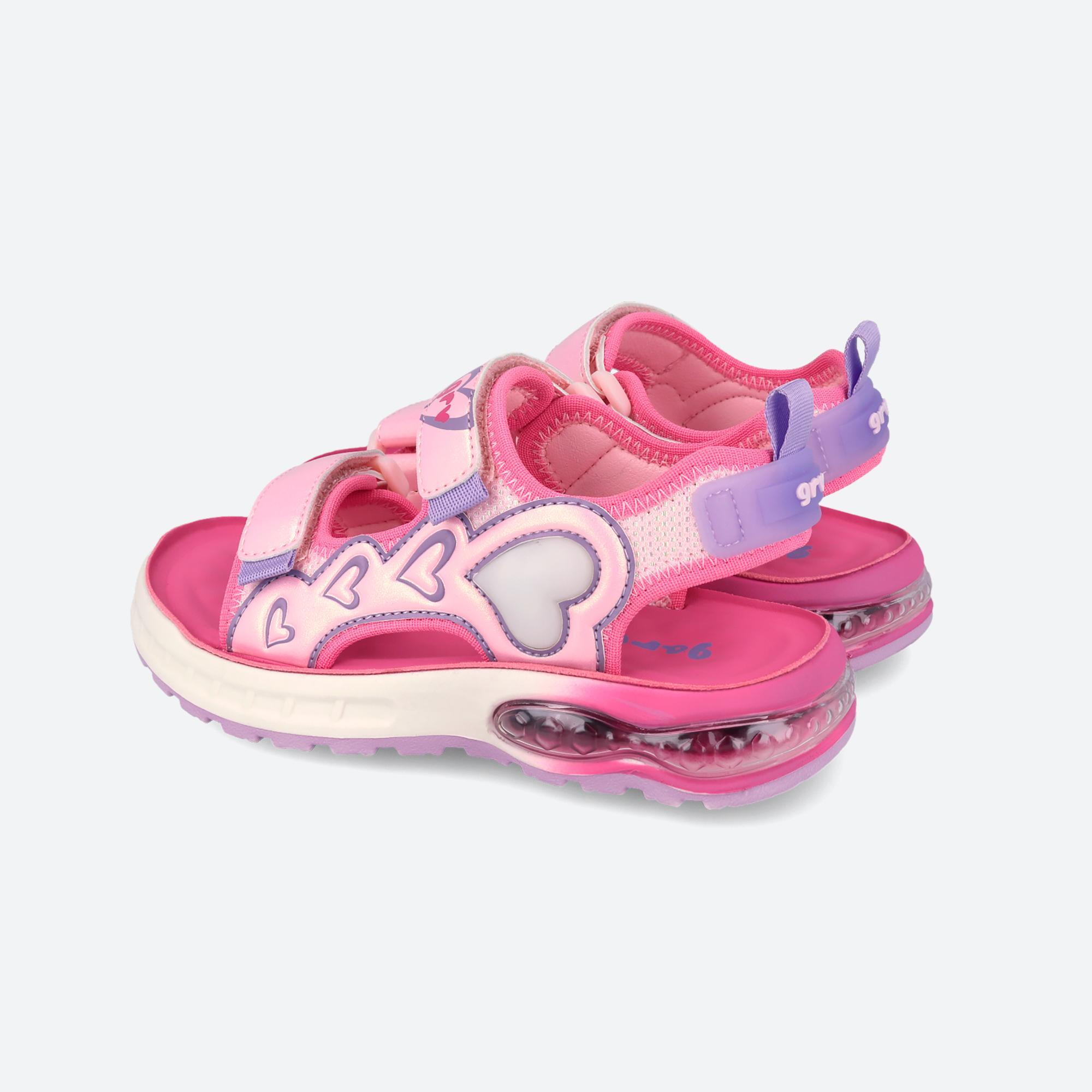 Sandálias Menina Garvalín 262778b em Rosa com Velcro 3/7