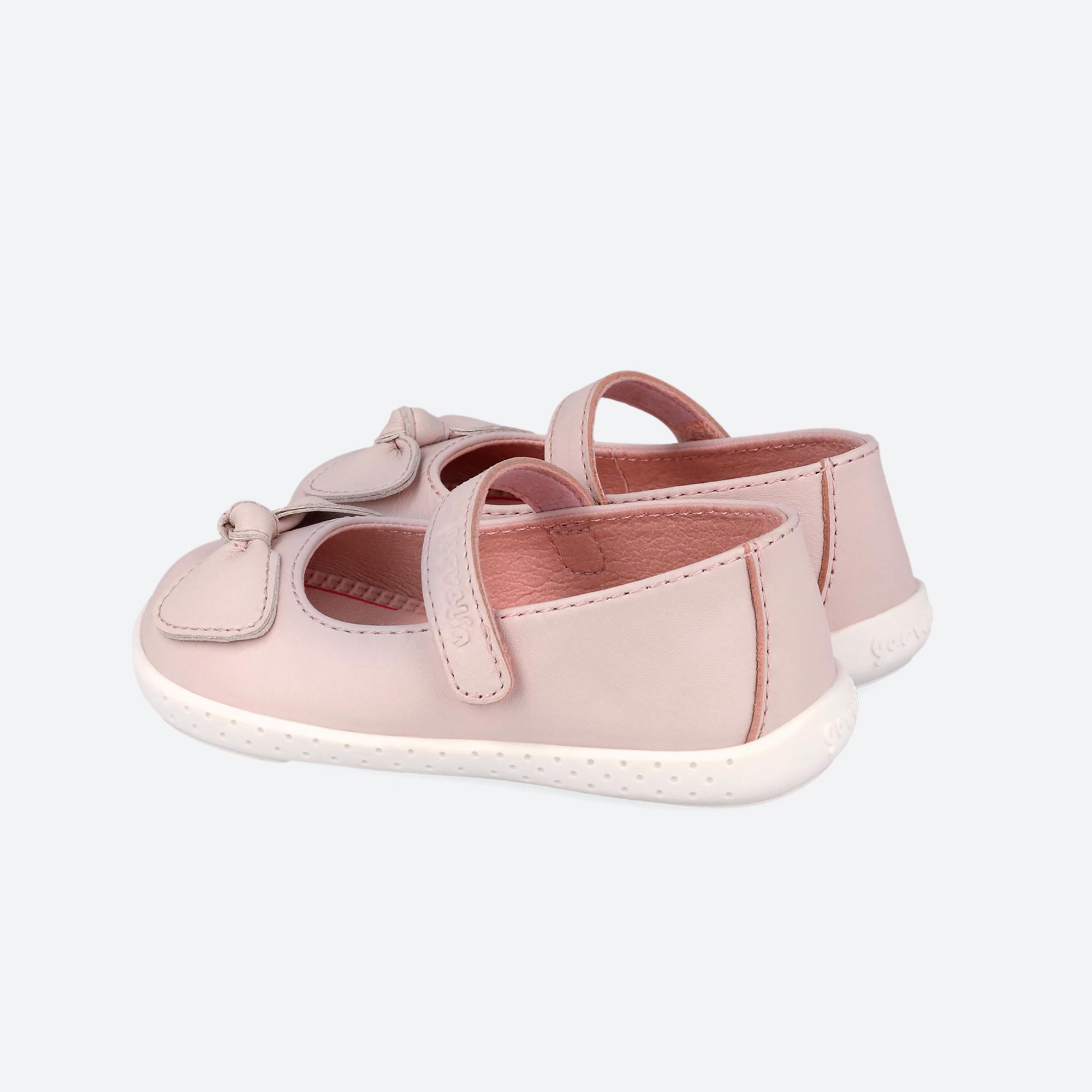 Bailarinas Barefoot Bebé Garvalín 262319a em Rosa com Velcro 5/7