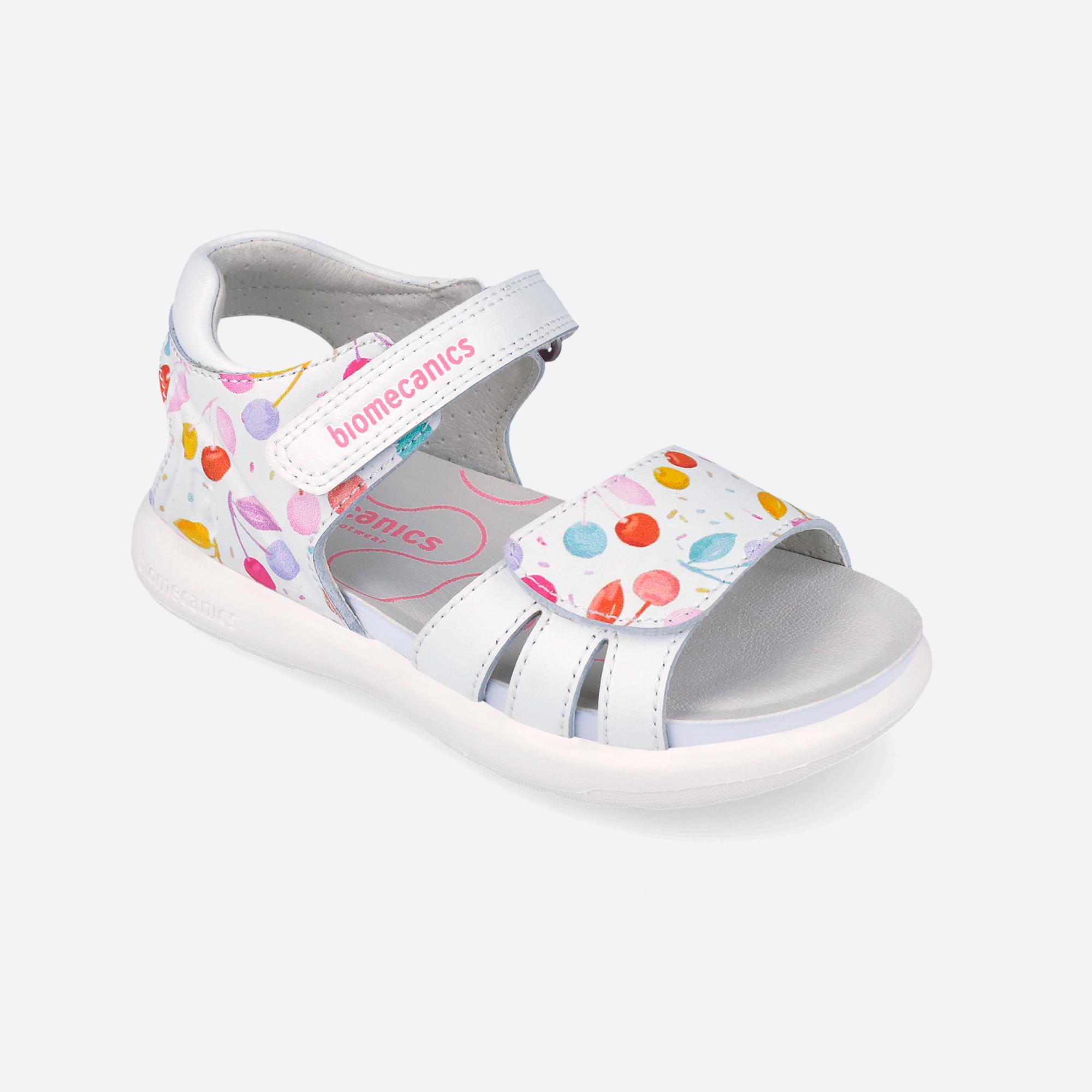 Sandálias Menina Biomecanics 262205a Brancas com Velcro 4/6
