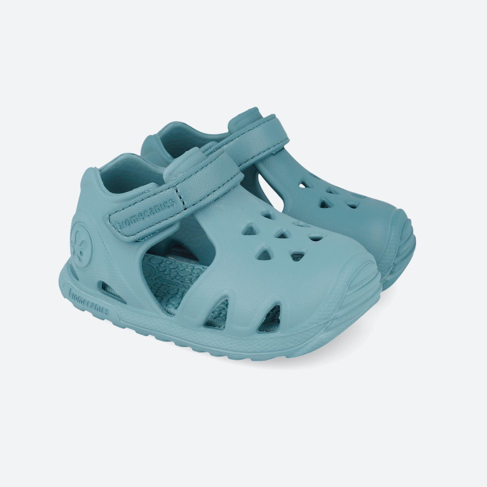 Sandálias Bebé Biomecanics 262290b Celestes com Velcro 2/6
