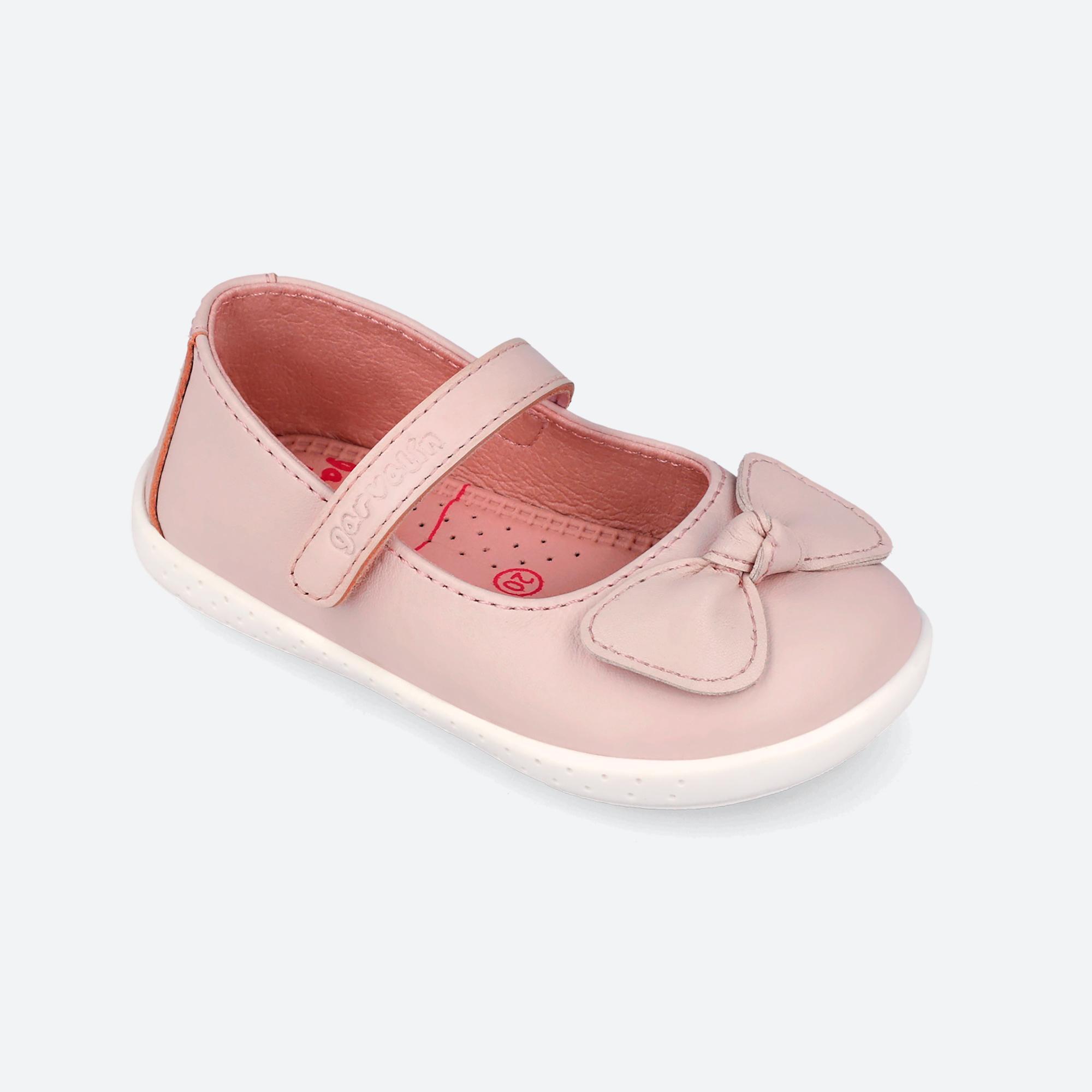 Bailarinas Barefoot Bebé Garvalín 262319a em Rosa com Velcro 4/7