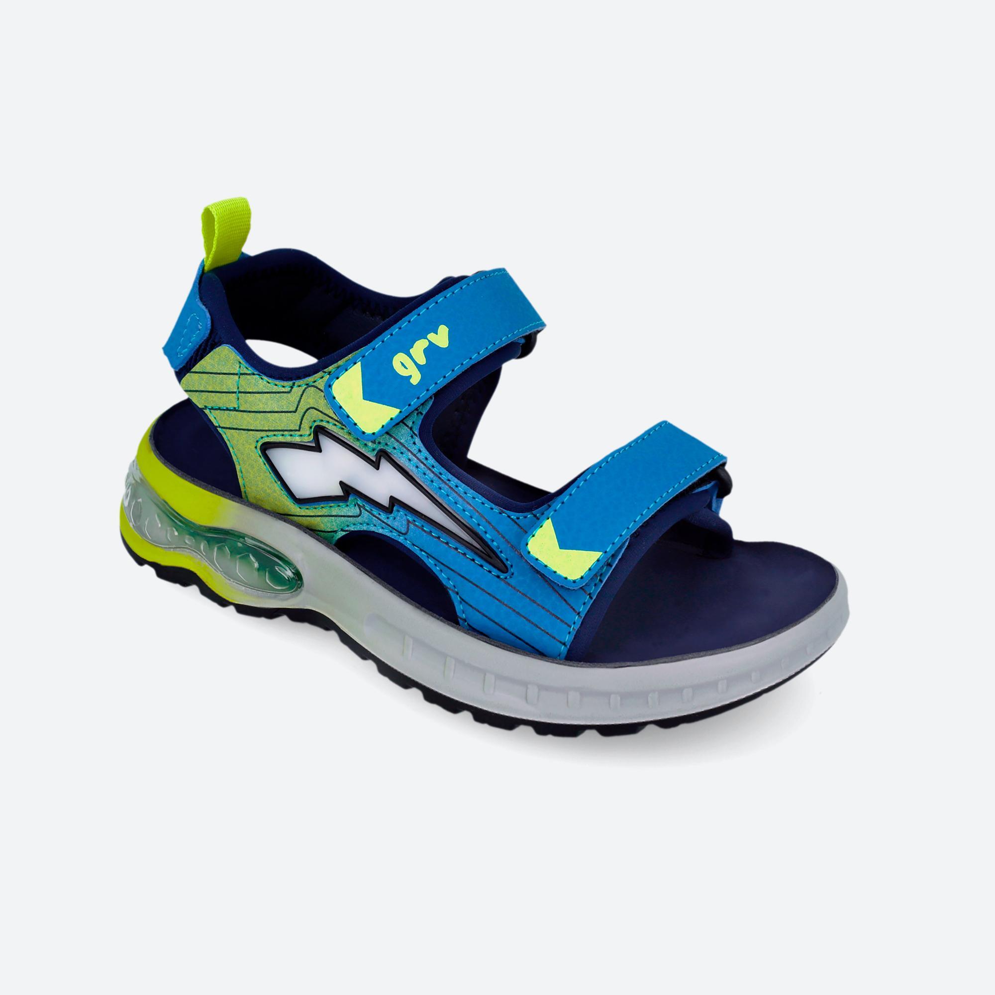 Sandálias Menino Garvalín 262777a em Azul com Velcro 4/7