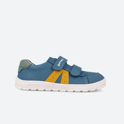 Zapatillas Barefoot Niño Garvalín 262500B Blancas Cierre Adherente