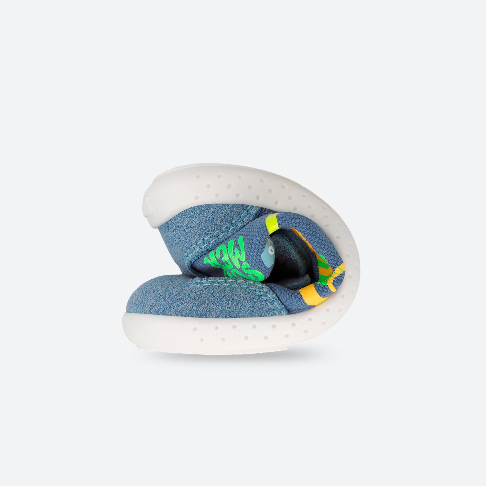 Sapatilhas Barefoot Bebé Garvalín 262340a em Azul com Velcro 3/7