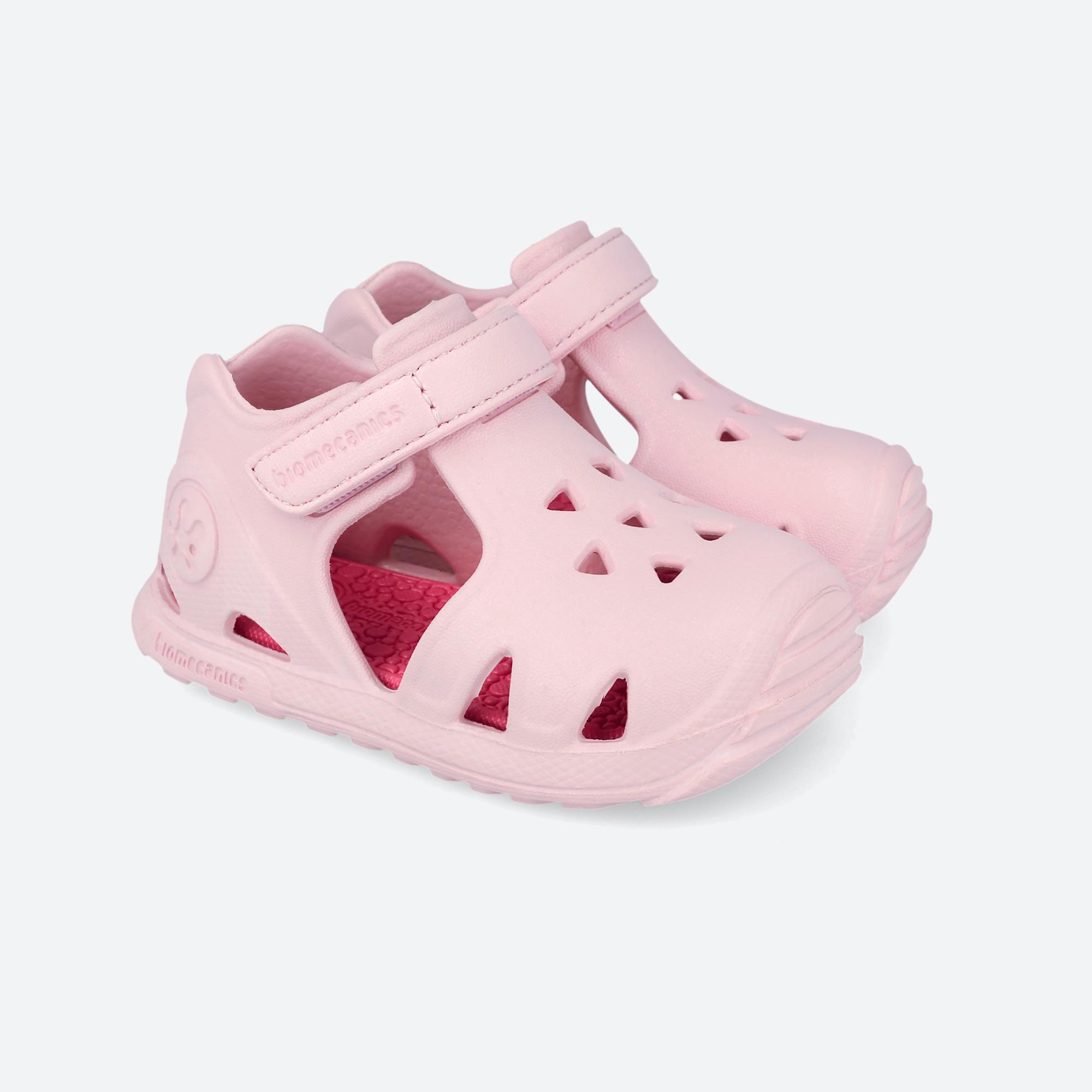 Sandálias Bebé Biomecanics 262290f em Rosa com Velcro 2/6