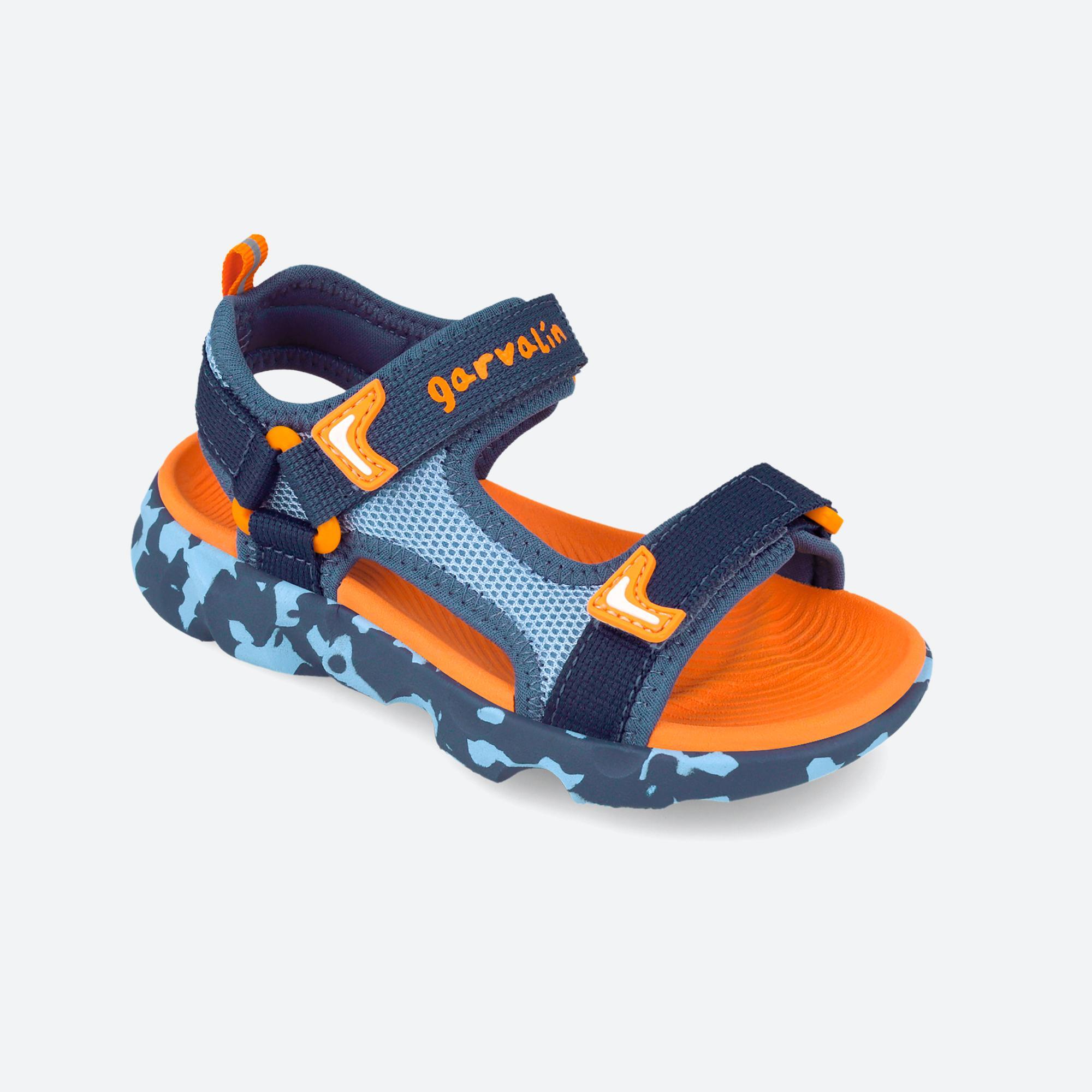Sandálias Menino Garvalín 262770b em Azul com Velcro 4/6